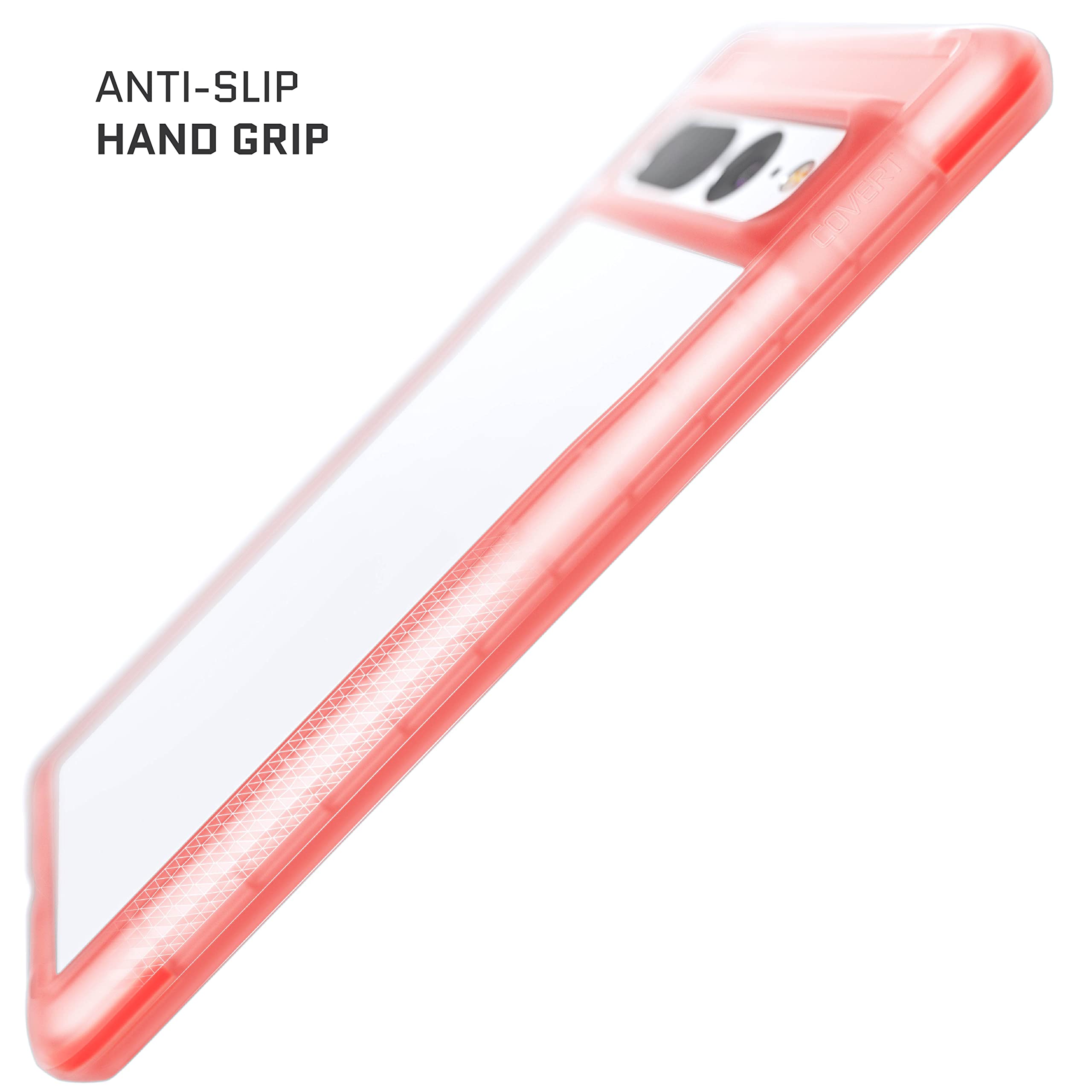 Ghostek Covert Clear Pixel 7 Pro Case For Women With Ultra Thin Design And Non Slip Grip Bumper Supports Wireless Charging Prote