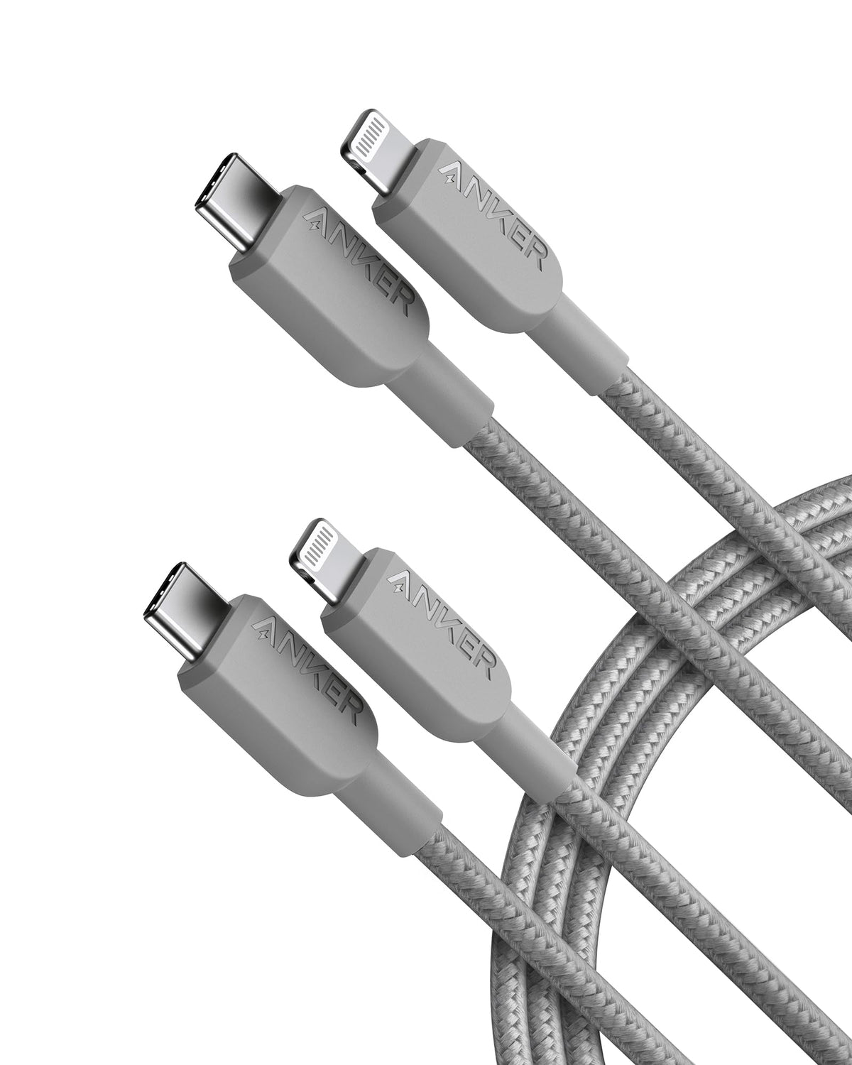 Anker Iphone Fast Charging Cable,2Pack 6Ft,310 Usb C To Lightning Braided Cable, Mfi Certified, Cable For Iphone 14 Plus 14 14 P