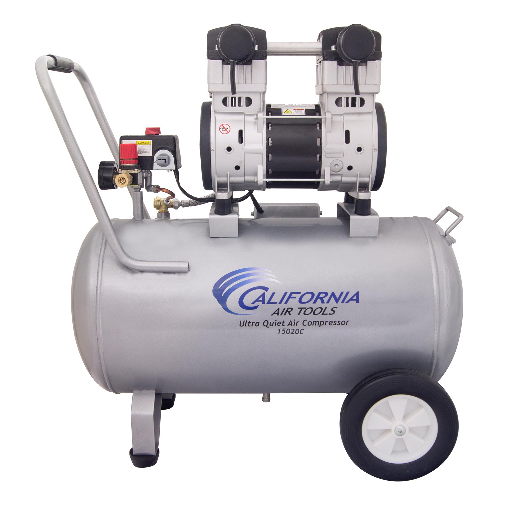 California Air Tools 15020C Ultra Quiet & Oil Free 2.0 Hp 15.0 Gallon Steel Tank Air Compressor