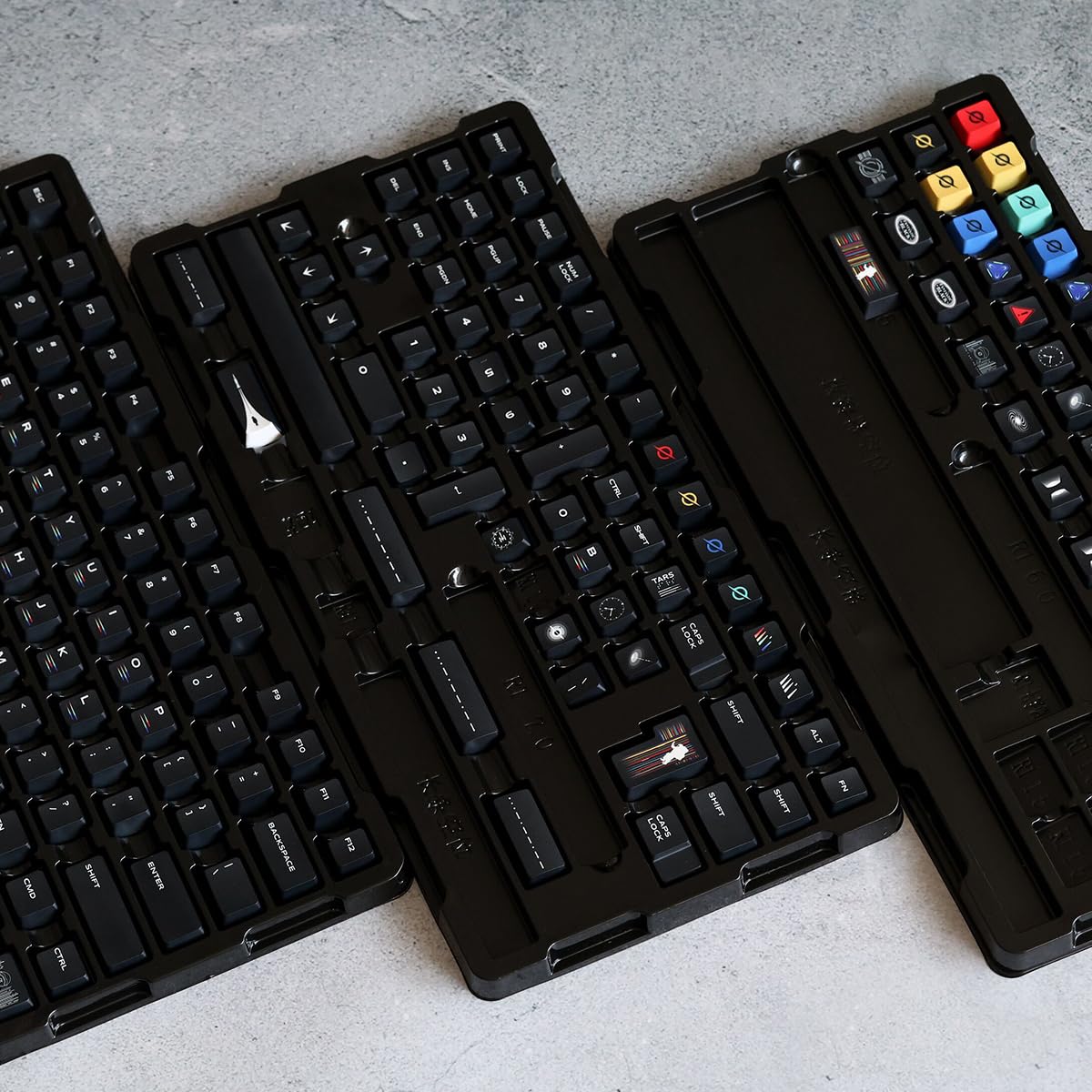 Interstellar Theme Keycaps 172 Key Pbt Keycaps Cherry Custom Keycap Set Is Suitable For 61/87/104/108 Cherry Mx Switch And Other