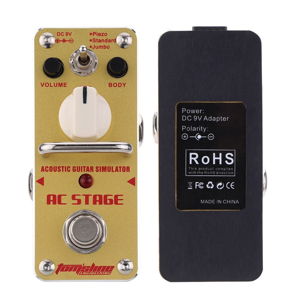 Tomsline Aas 3 Ac Stage, Acoustic Guitar Simulator Pedal