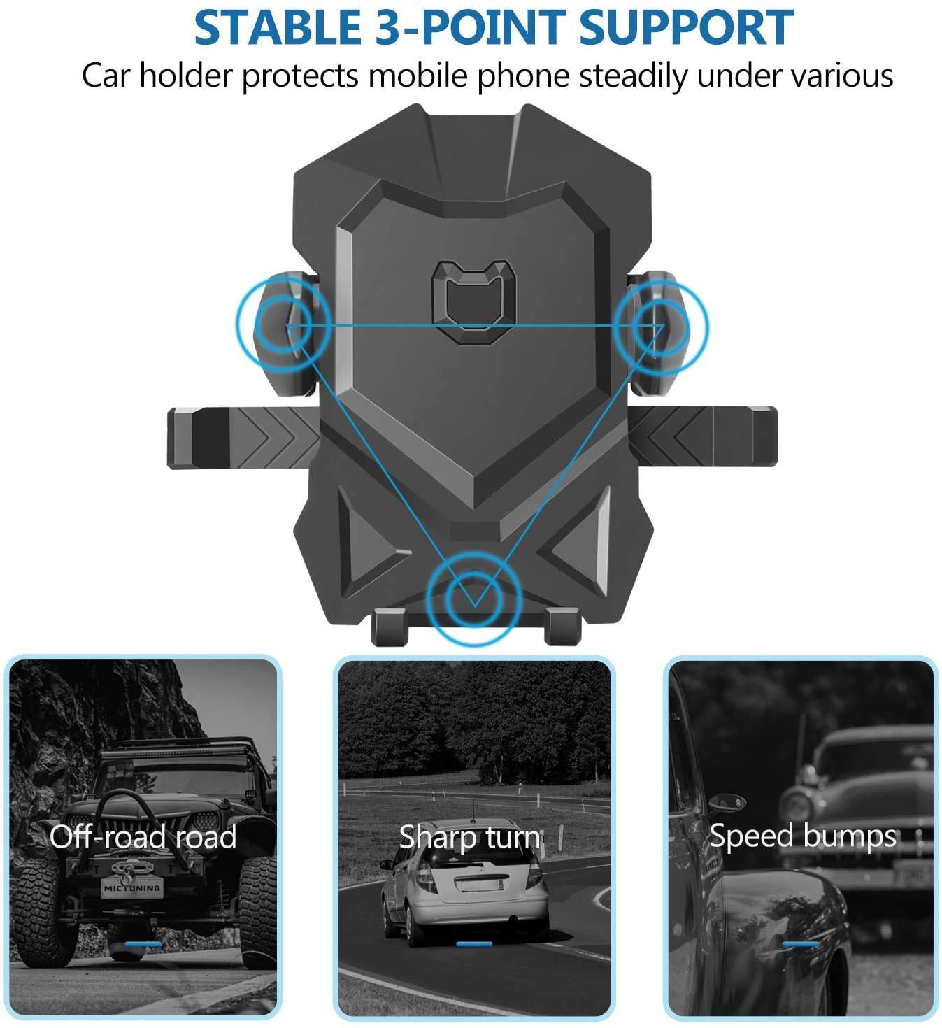 Phone Holder For Car,Universal Long Neck Car Mount Holder Compatible With Iphone Xs Xs Max Xr X 8 8 Plus 7 7 Plus S10 S9 S8 S7 S