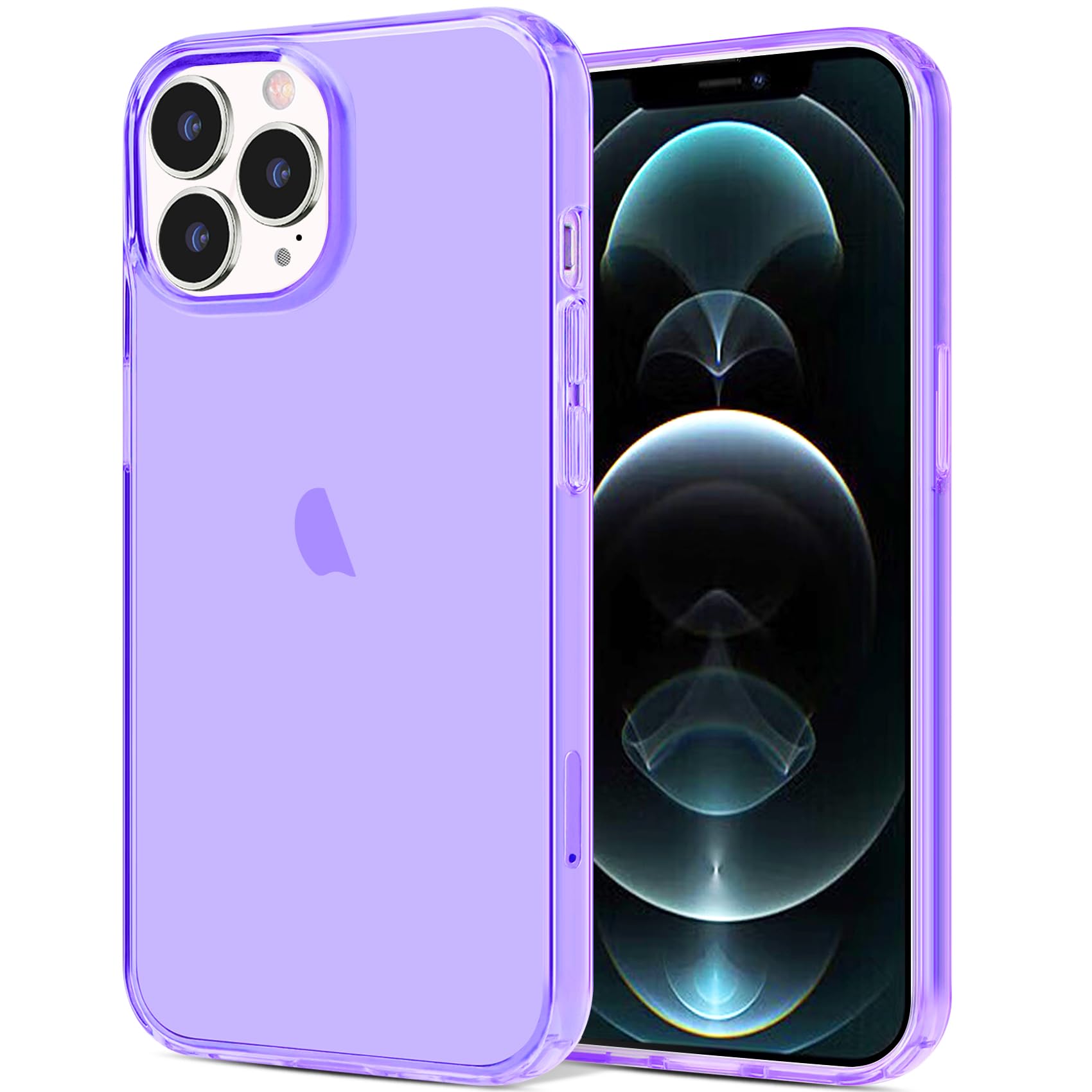 Jjgoo Compatible With Iphone 12 Pro Max Case Clear, Transparent Soft Shockproof Protective Slim Thin Bumper Cover Phone Case, Pu