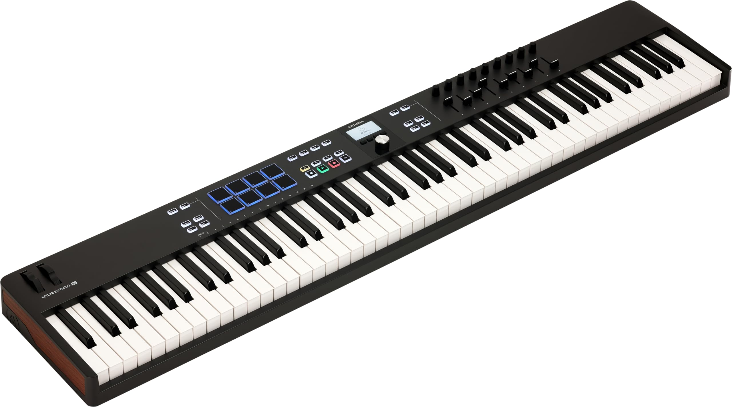 Arturia KeyLab Essential 88 mk3 - 88 key USB MIDI Controller Keyboard with Analog Lab V Software Included, Black