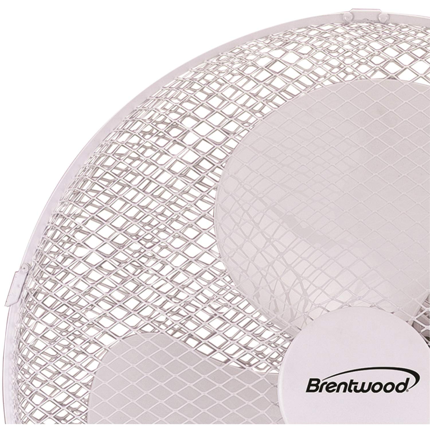 Brentwood Kool Zone Oscillating Stand Fan, 3 Speed 16 Inch, White