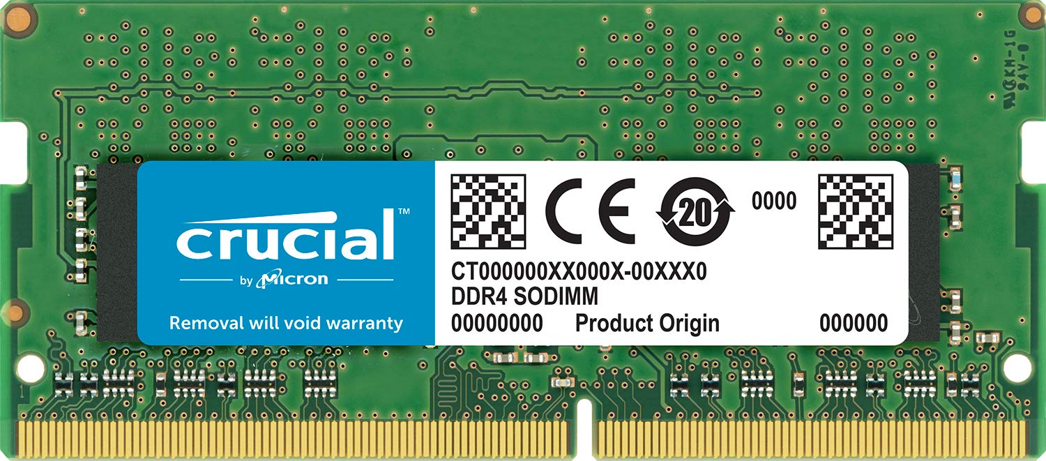 Crucial 8GB Single DDR4 2666 MT/s (PC4-21300) CL19 SODIMM 260-Pin Unbuffered Memory for Mac, CT8G4S266M