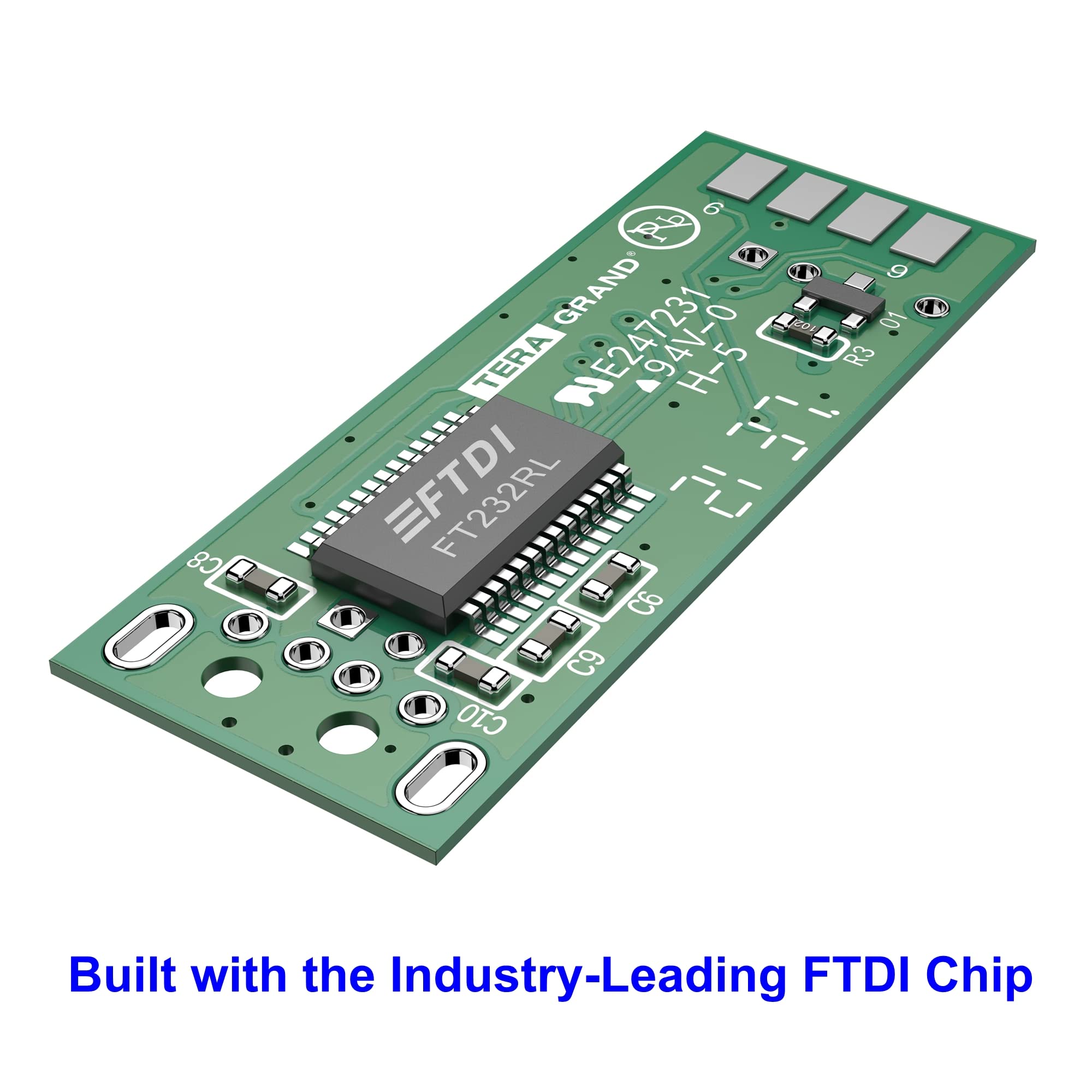 Tera Grand   Usb C To Rs232 Serial Db9 Adapter Cable With Thumbscrews And Ftdi Chipset, Supports Windows 11, 10, 8, 7, Vista, Xp