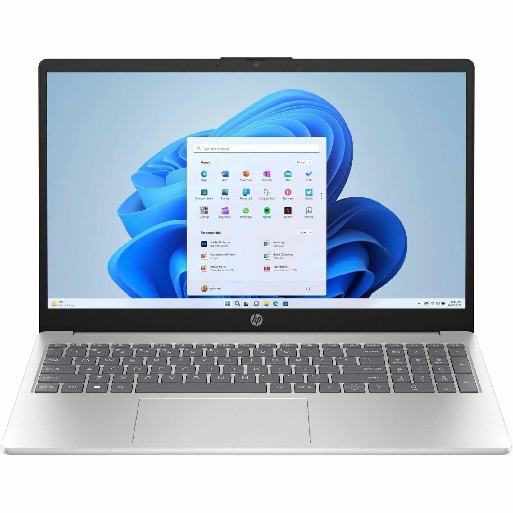 HP NB 15fd0123dx 15.6 Ci31315U 8GB 256GB Intel UHD W11H Retail
