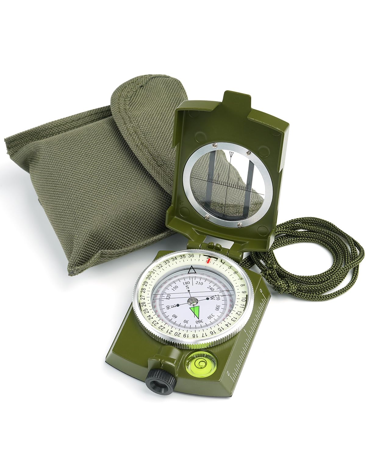 Sportneer Lensatic Military Compass, Compass For Easter Gifts, Baptism Gifts For Boys, Catholic Gifts For Men, Camping Survival