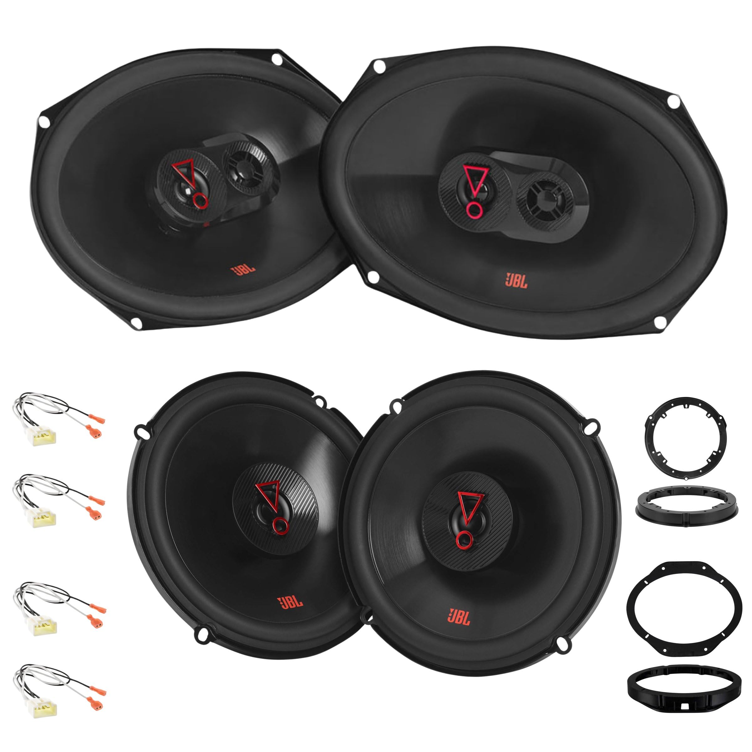 JBL Stage3 9637F & 3627F Speaker Bundle  Premium Sound Quality, Plus One Woofers, Compatible with 2015Up Ford F150  Complete