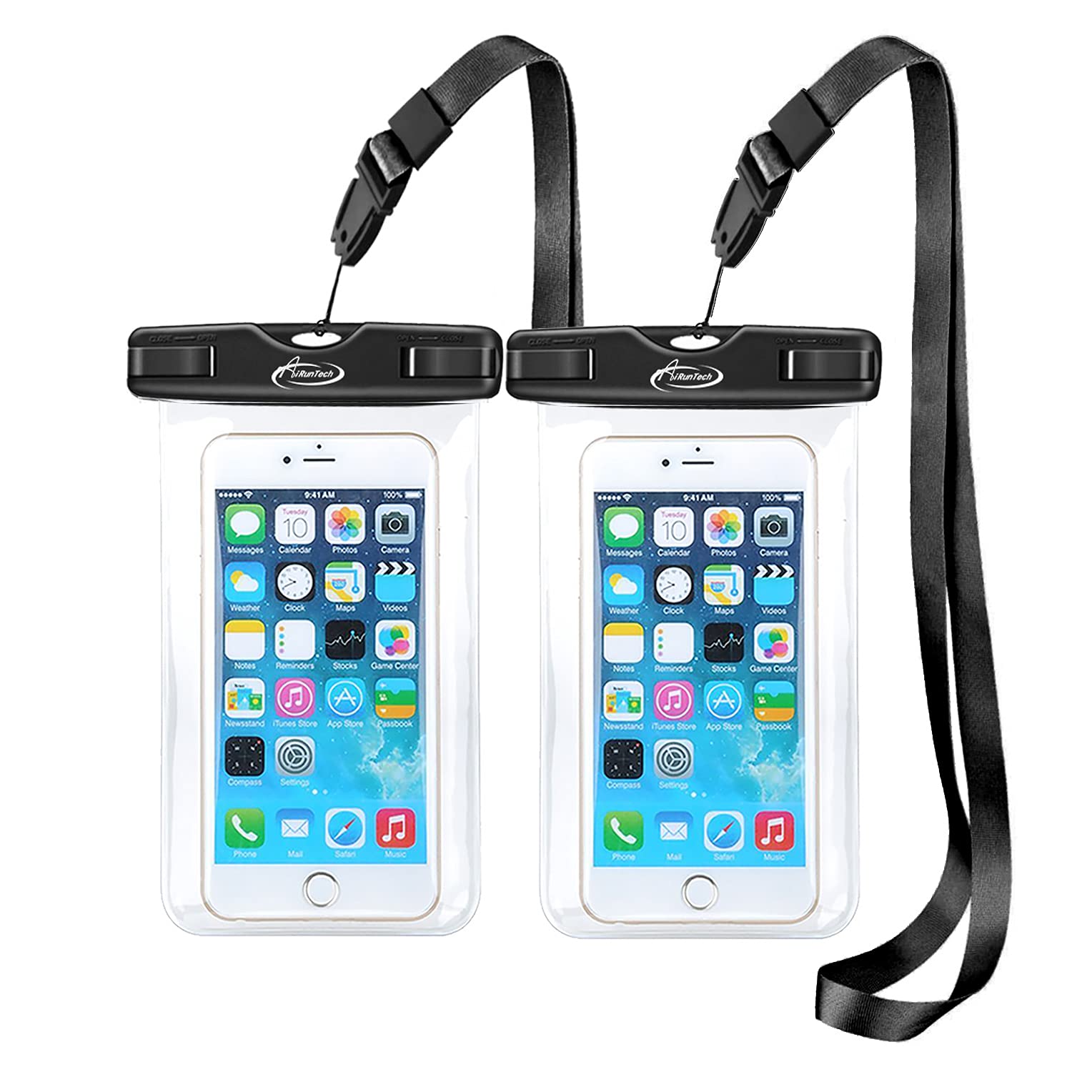 Airuntech Waterproof Phone Pouch,Waterproof Phone Case With Lanyard Protector For Iphone 16 15 14 13 12 11 Pro Max,Waterproof Ce