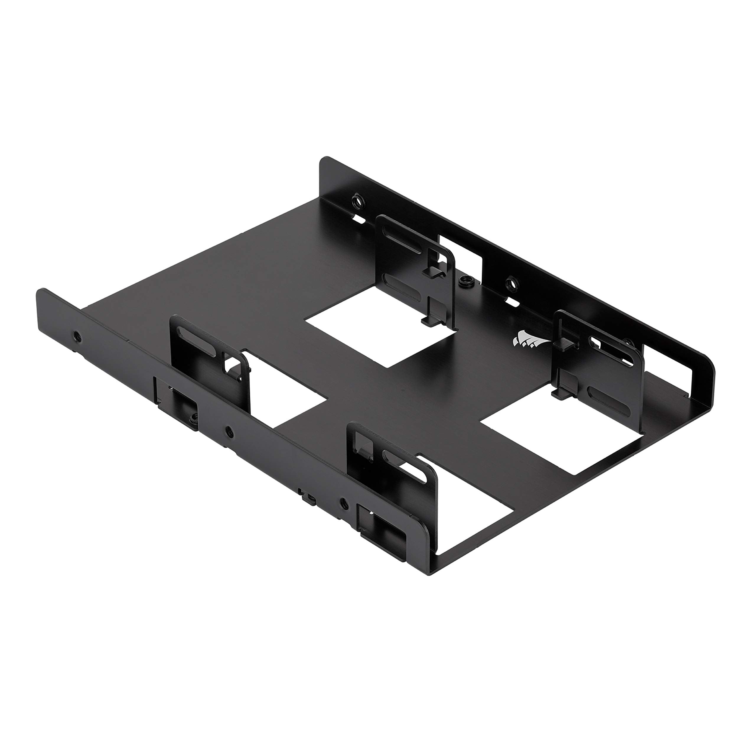 Corsair Dual SSD Mounting Bracket (3.5    Internal Drive Bay to 2.5, Easy Installation) Black