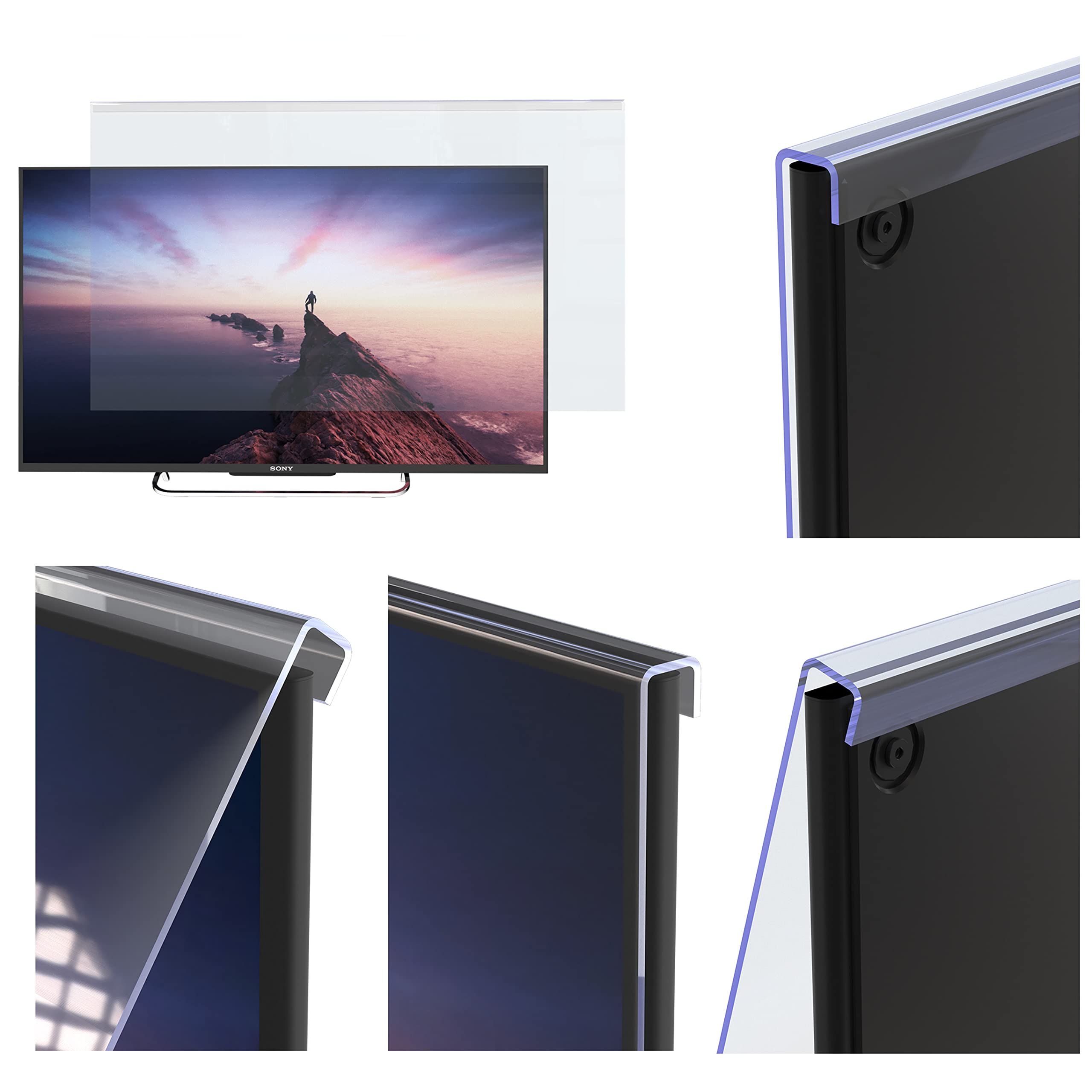 Anti Blue Light Screen Filter For 23 Inches Widescreen Desktop Monitor, Blocks Excessive Harmful Blue Light, Reduce Eye Fatigue