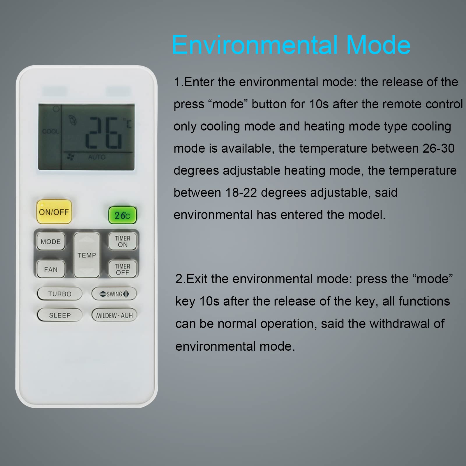 Universal Air Conditioner Remote For Midea Remote Control A/C Air Conditioning For All Model R06/Bgce R06/Bge R51/E R51/Ce R51M/