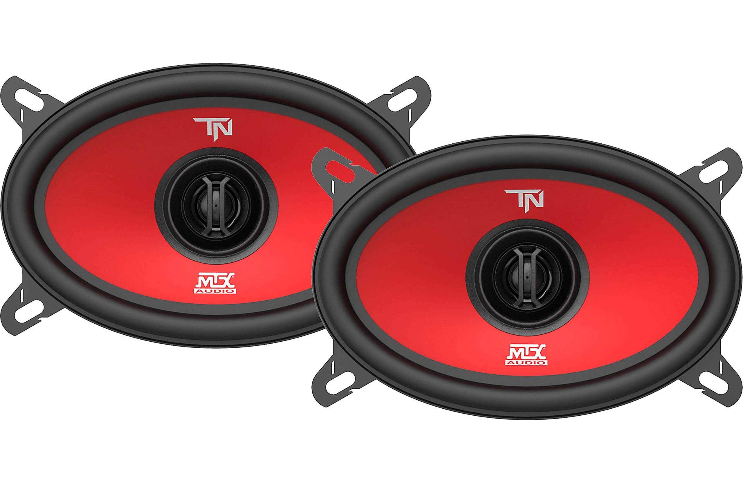 Mtx Terminator46 Durable 40 Watt Rms 4 X 6 Inch 2 Way Polypropylene Coaxial Car Speakers With Durable Steel Basket And Mylar Dom