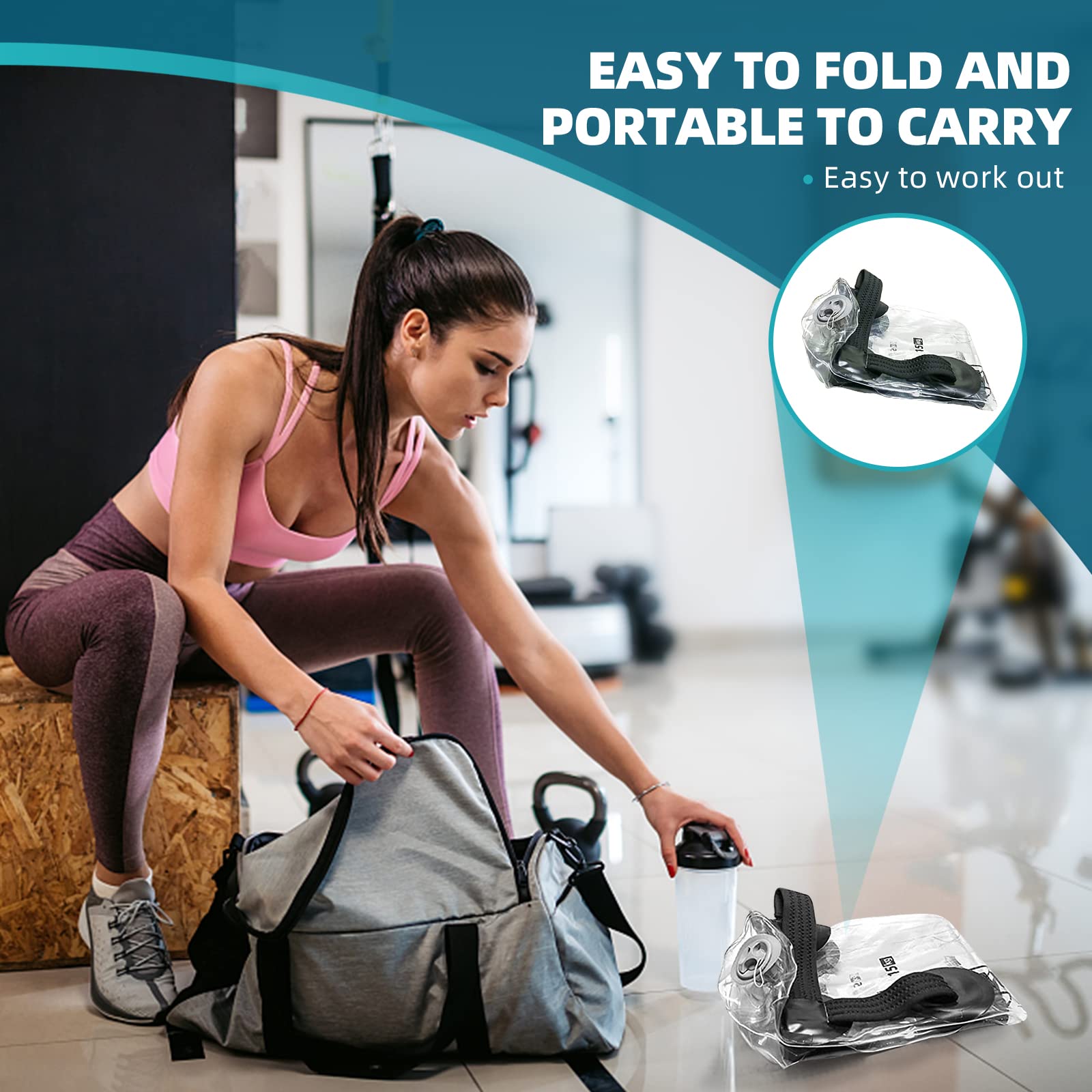 Water Weights Aqua Bag, Workout Sandbag Alternative Strength Training Sand Bag Portable Stability Fitness Equipment   Ultimate C