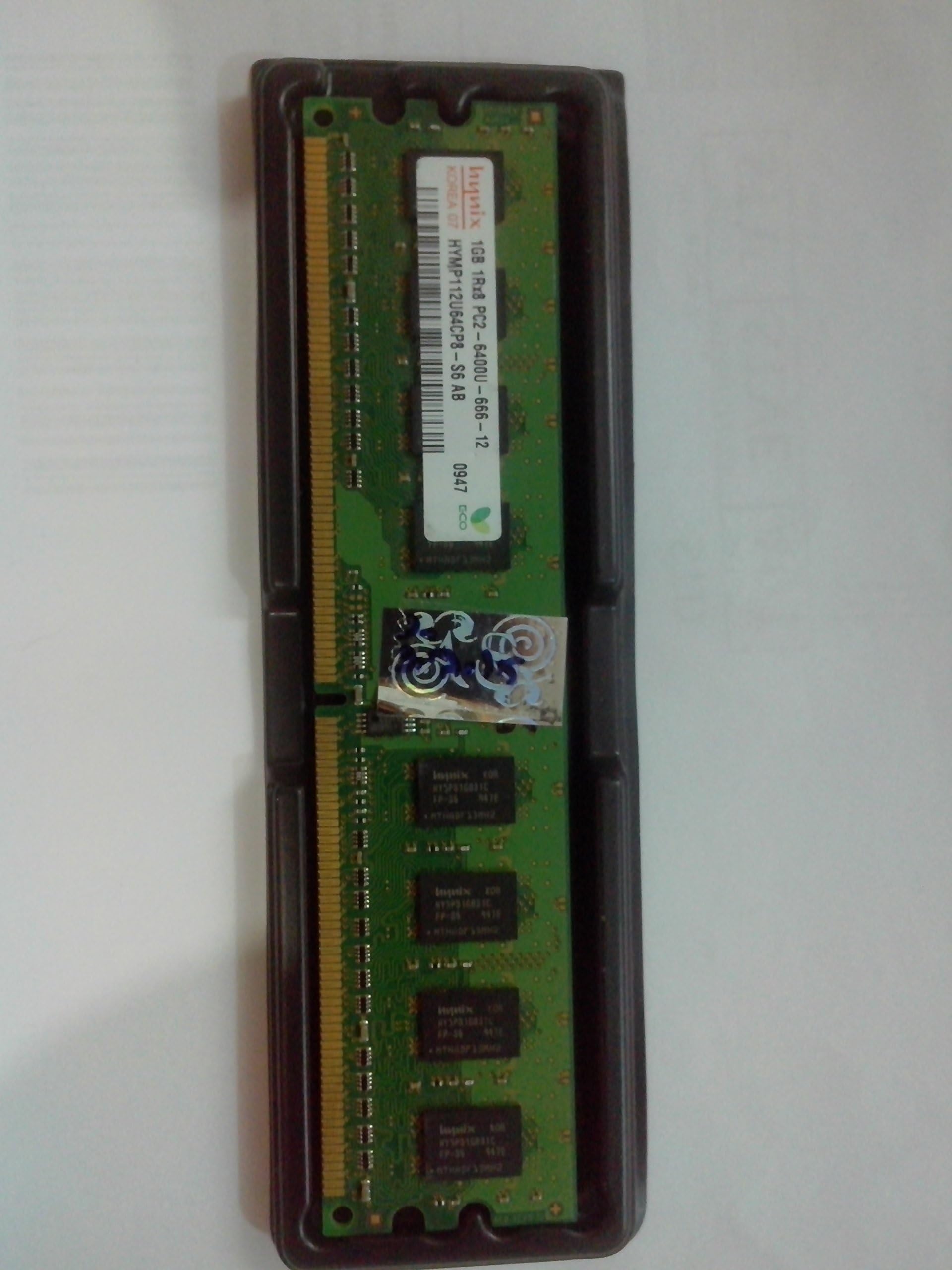 1Gb Ddr2 667Mhz Desktop Computer Memory - Hynix Hymp512U64Cp8-Y5