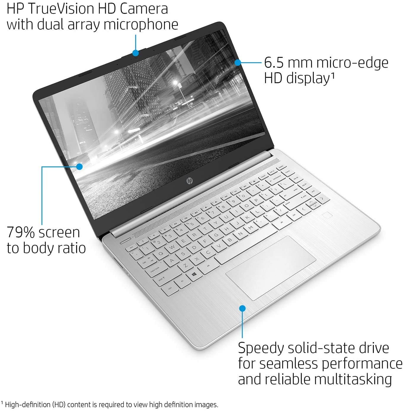 Hp 2022 New 15 Laptop, 15.6'' Hd Led Display, Intel Dual Core Processor, Intel Uhd Graphics, 16Gb Ddr4 Ram, 1Tb Ssd, Ethernet Po