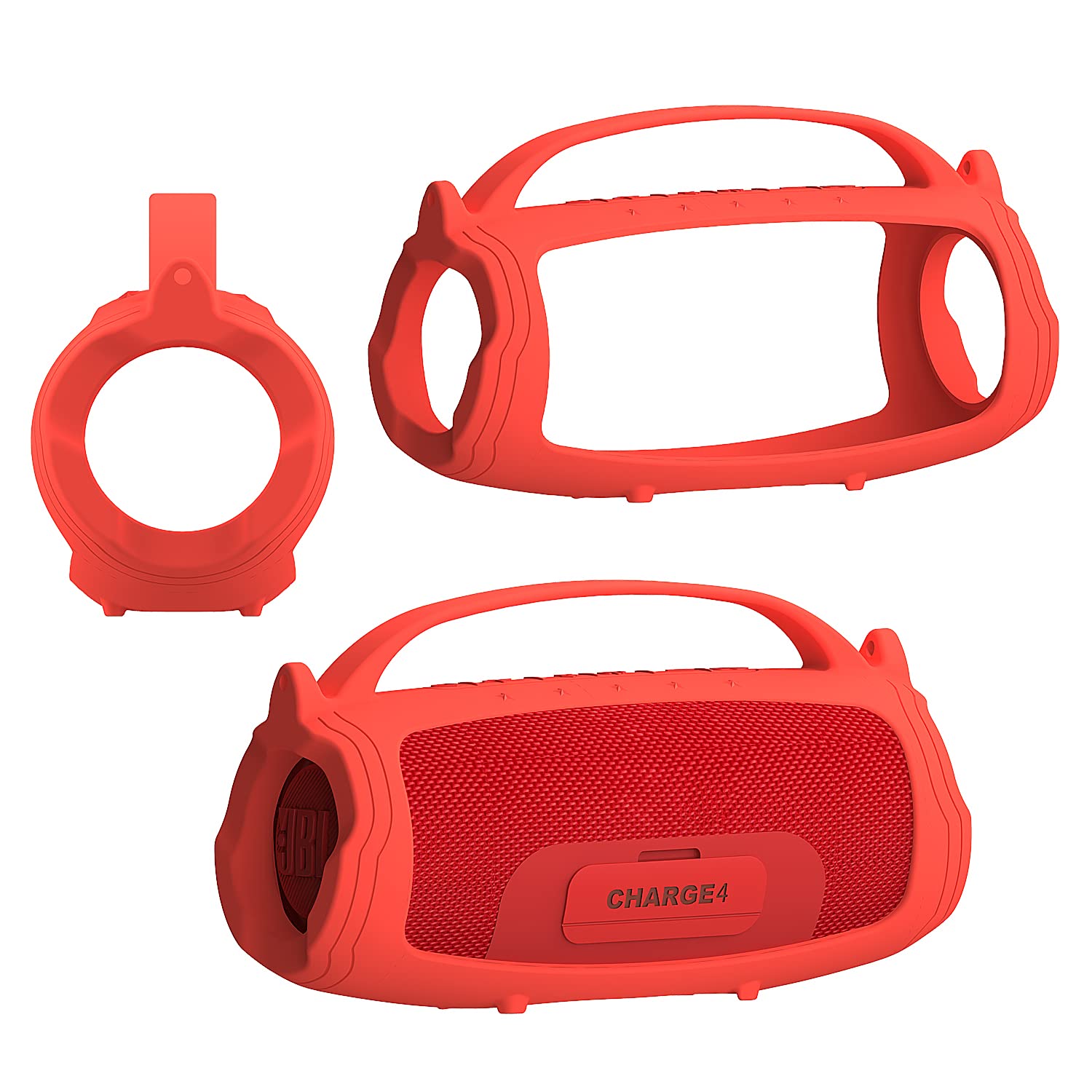 Silicone Cover Case Compatible With Jbl Charge 4/Charge 5 Portable Bluetooth Speaker, Soft Skin Sleeve For Jbl Charge 4/5 Blueto