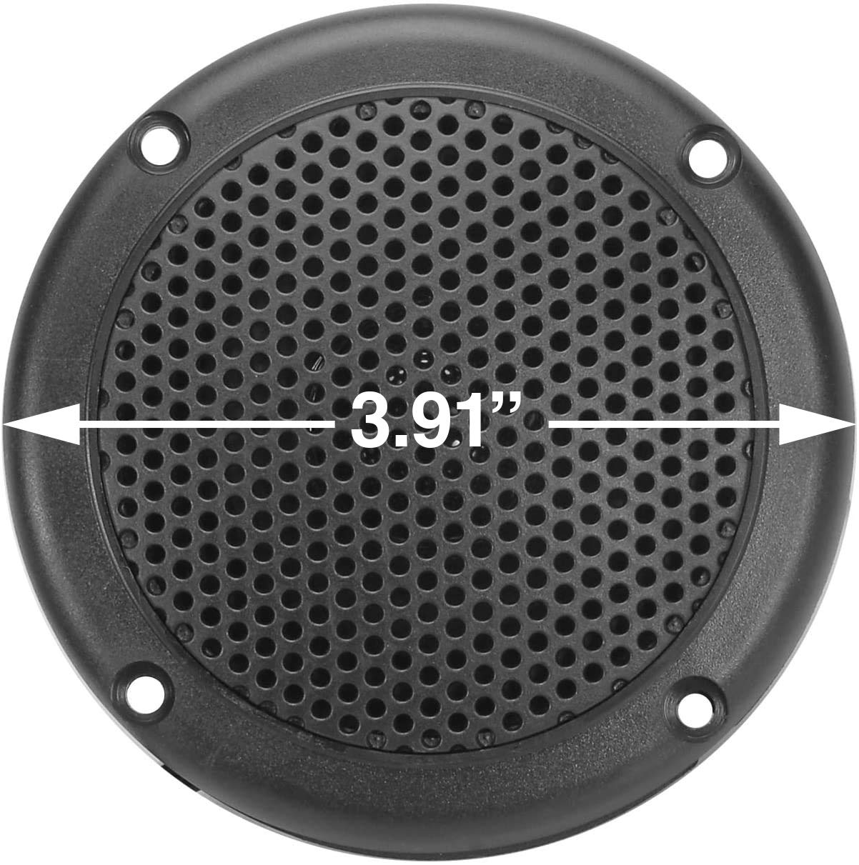 3� Water Resistant Speakers Dual Cone 50 Watts For Marine, Rvs, & Hot Tubs Grills Included   Pair