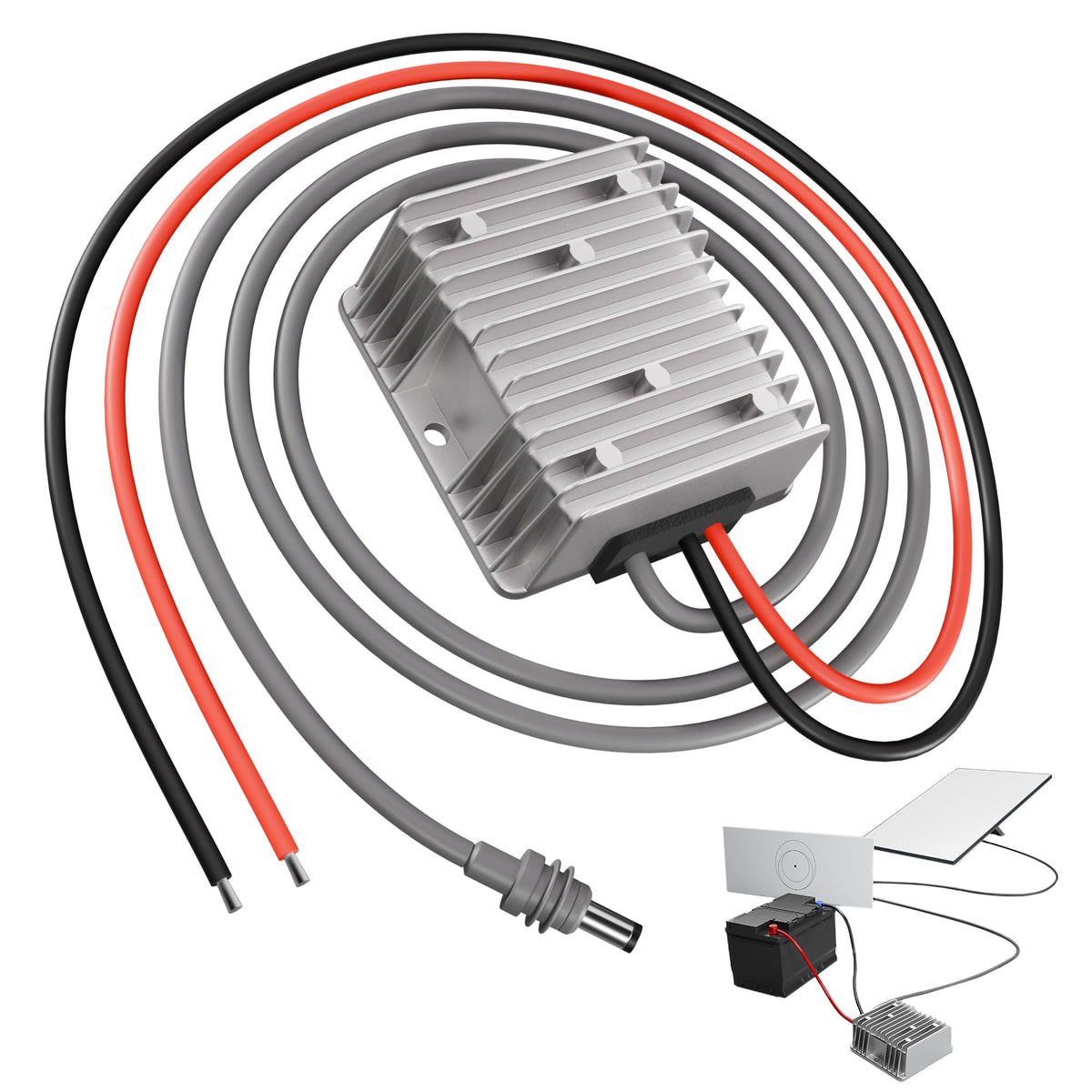 Starlink Gen 3 Step Up Power Cable 12V/24V To 57V 4.5A Power Supply Adapter With Dc Plug, High Efficiency 10V 36V To 57V Step Up