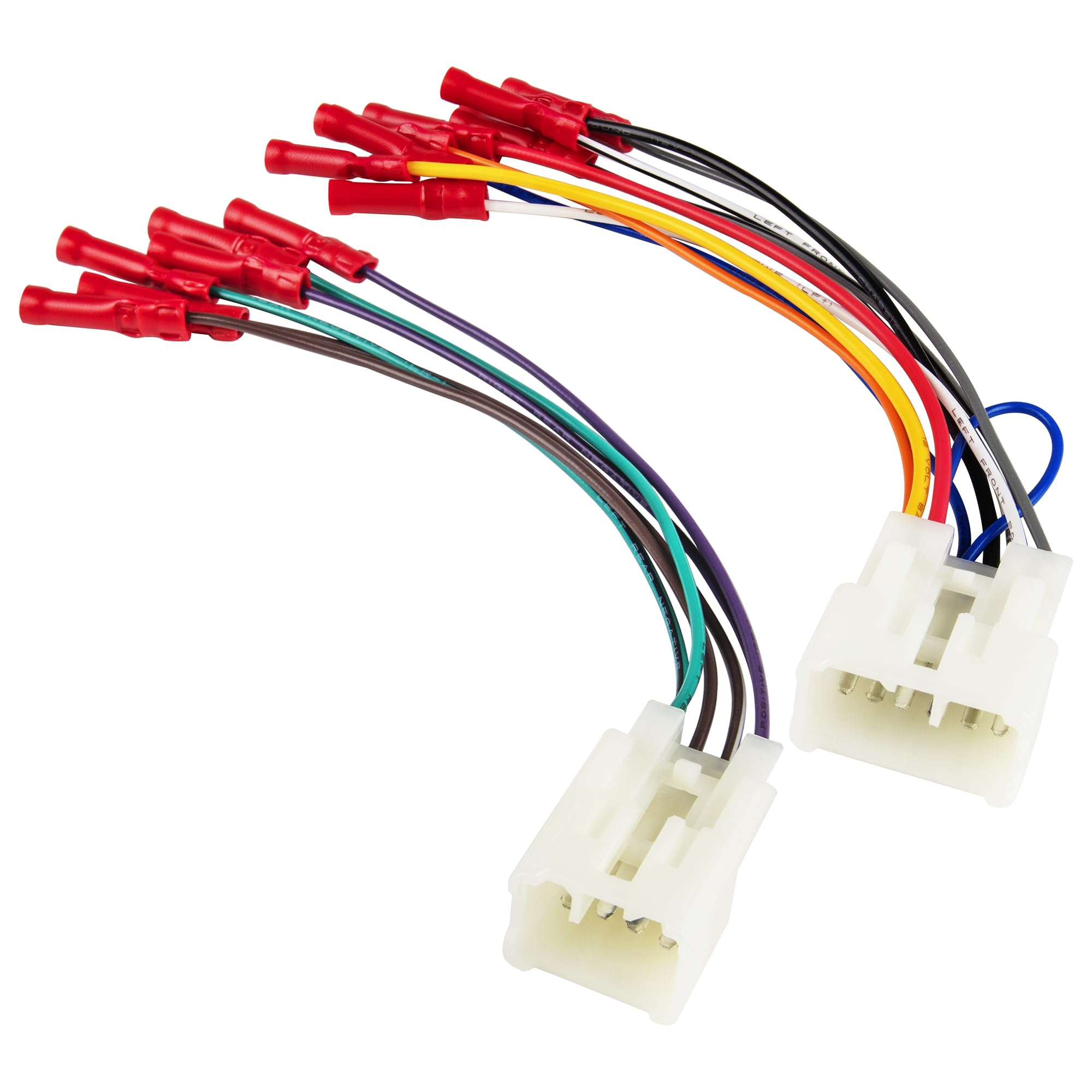Red Wolf Car Radio Wiring Harness W/Pre Install Wire Connector Butt For 1992 2019 Toyota 4Runner Camry Rav4, 2014 2018 Scion Im Tc Iq Install Aftermarket Stereo Cable Cd Receiver Without Jbl System