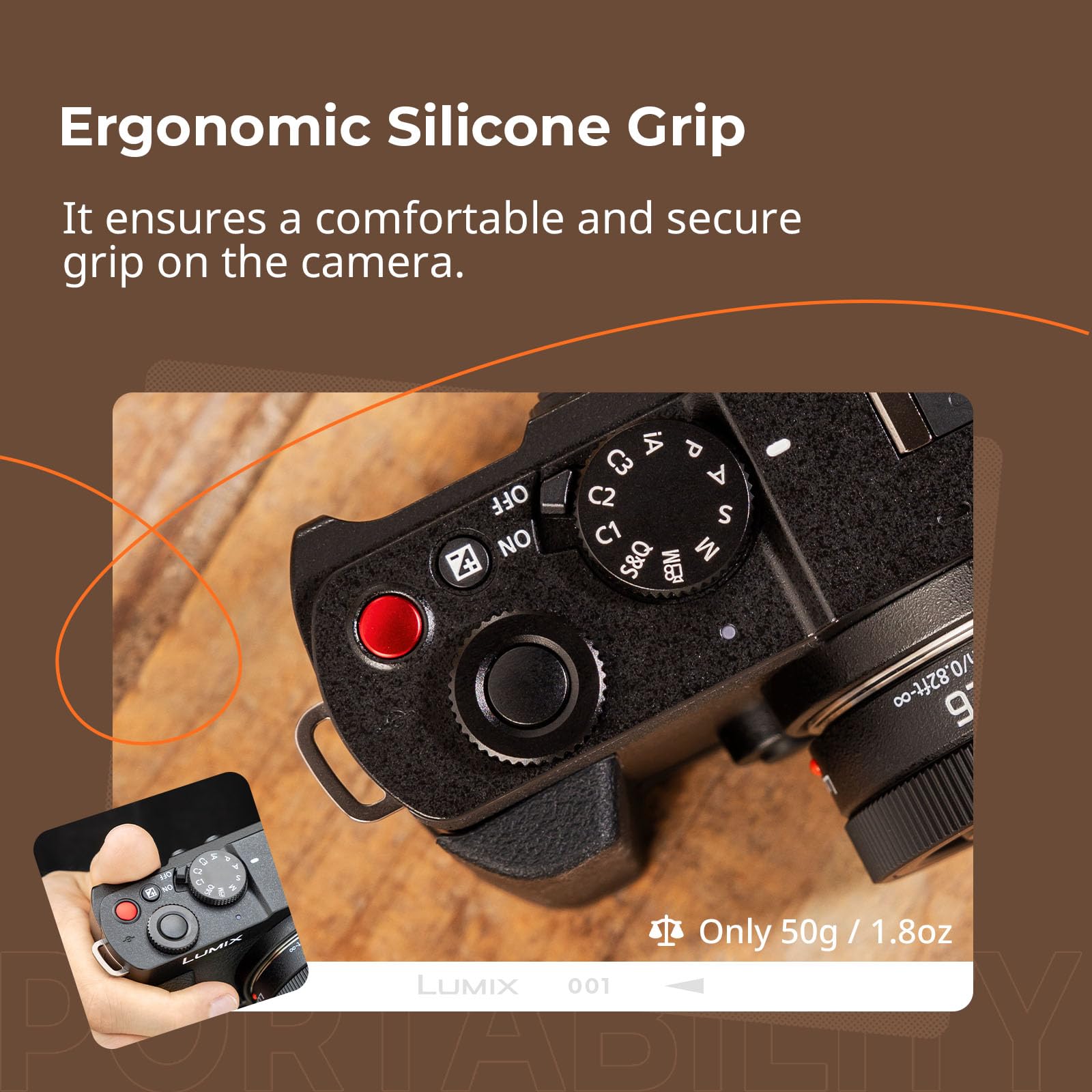 Smallrig L-Shape Handle For Panasonic Lumix S9 With Ergonomic Silicone Grip, Built-In Quick-Release Plate For Arca For Quickly S