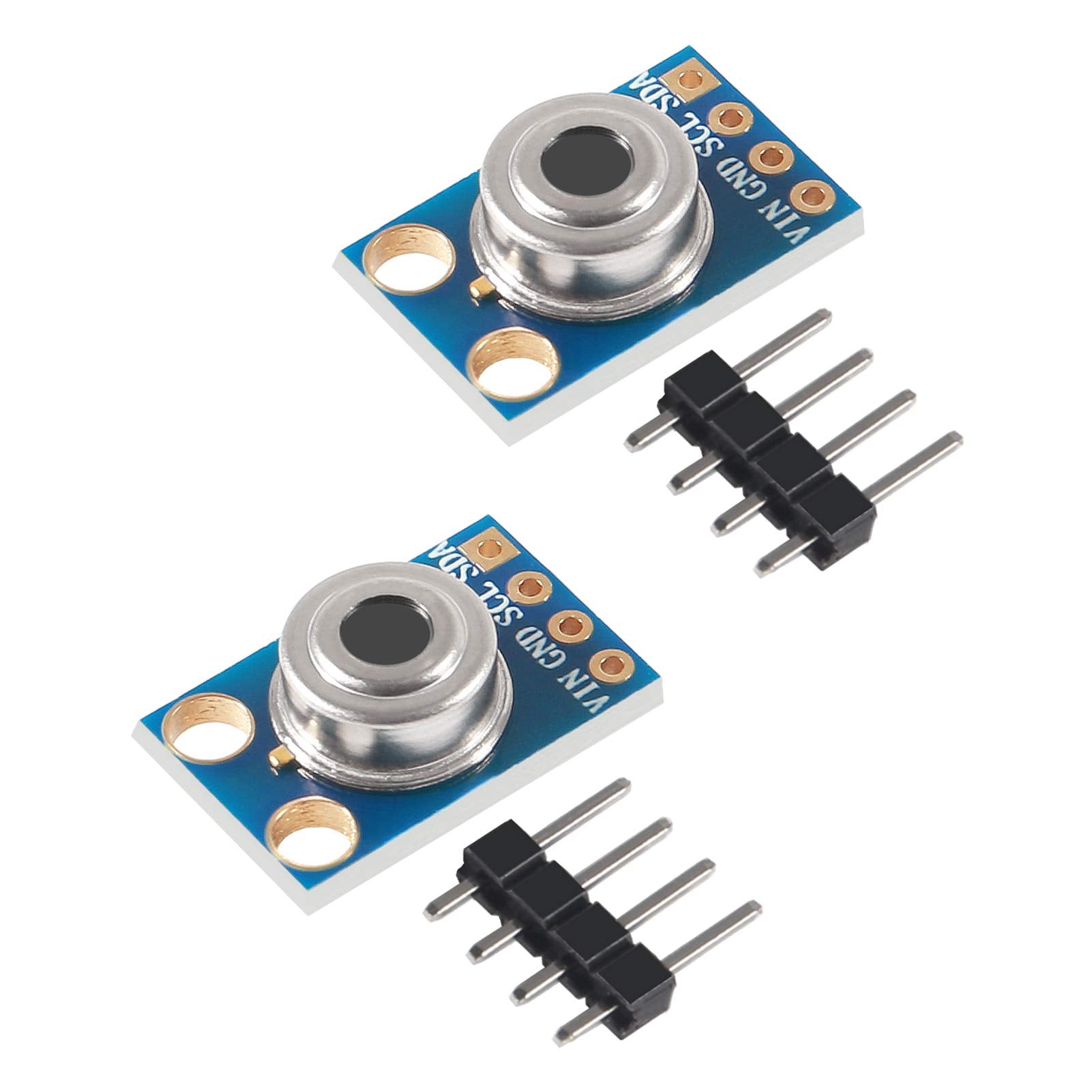 Aceirmc 2Pcs Gy 906 Mlx90614Esf Non Contact Infrared Temperature Sensor Module Iic I2C Serial For Arduino