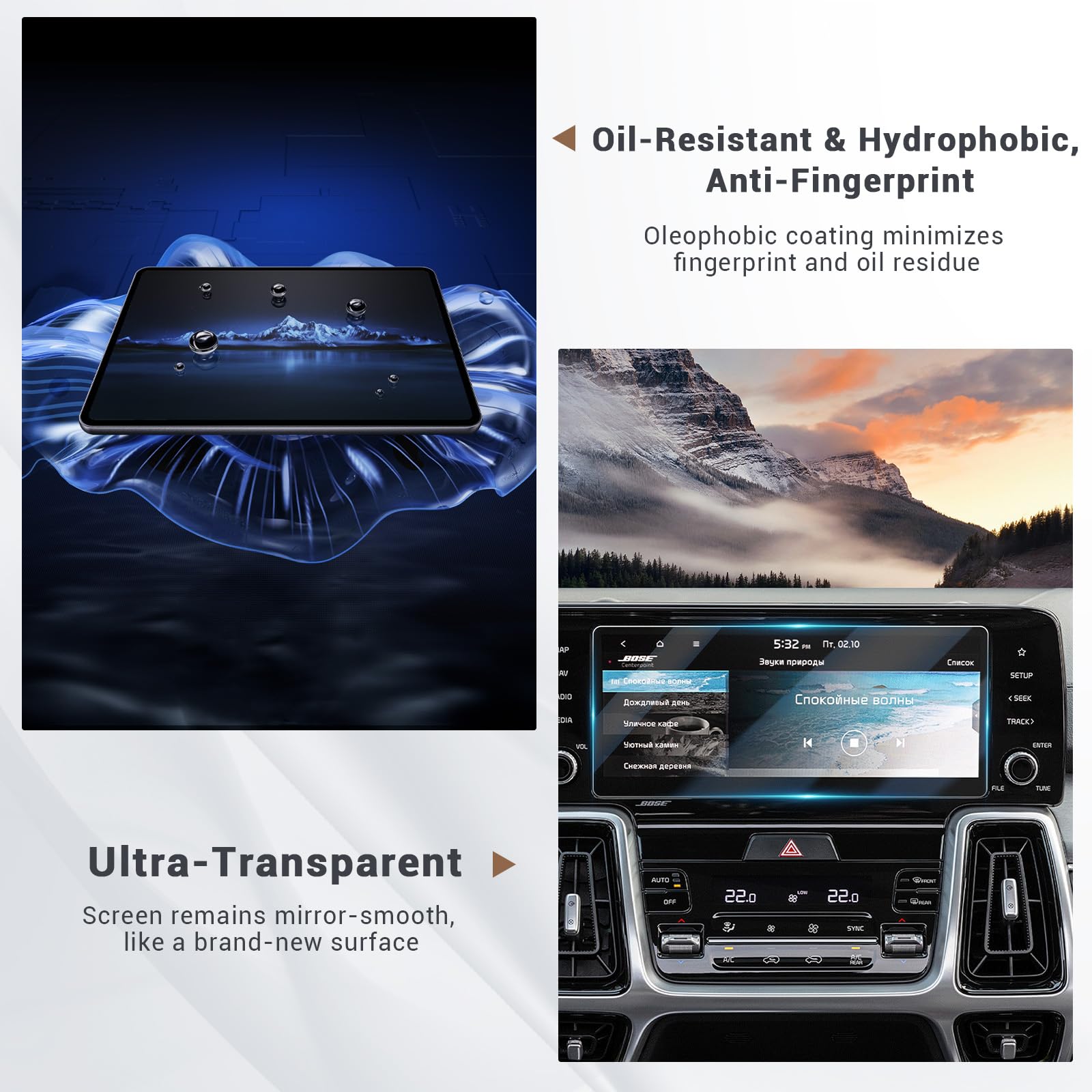 Yee Pin Kia Sorento 2022 2023 Screen Protector For 2022 2023 Kia Sorento Mq4 2021 10.25In Navigation Display Compatible With 2022 2023 2024 Kia Forte Gt Line 10.25In Screen Protector 2022 2023 2024