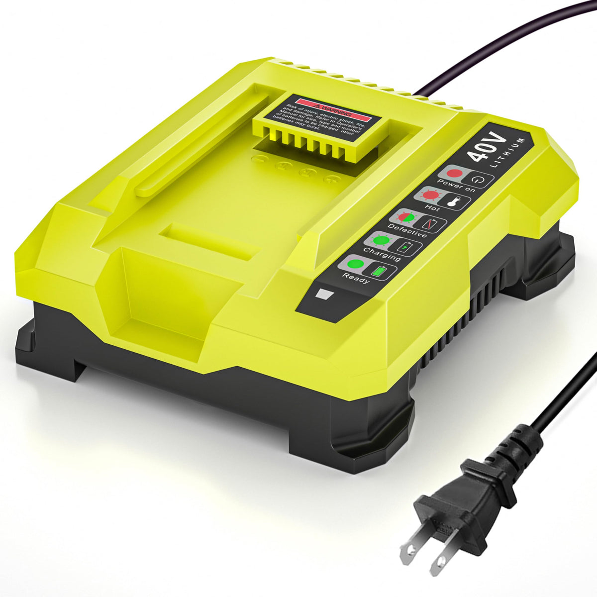 40V Charger For Ryobi 40V Battery,Op406A Op404 Op401 Battery Charger For Ryobi Op40605 Op40602 Op40601 Op4050 Op40501 Op4050A Op