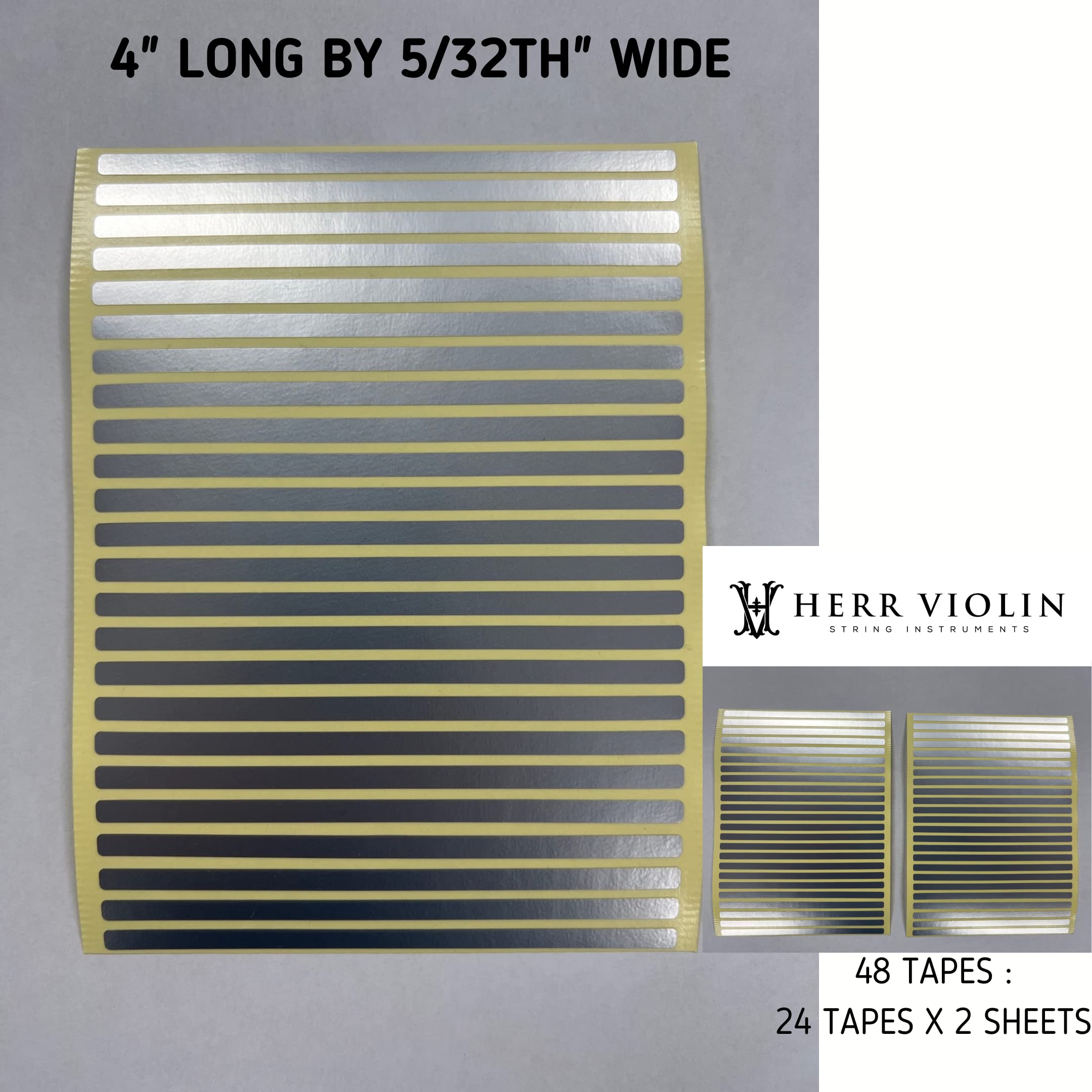 Herr Violin, Instrument Fingerboard Tape For Cello, String Instrument Fingerboard Tapes, Note Positioning Tape, Gold
