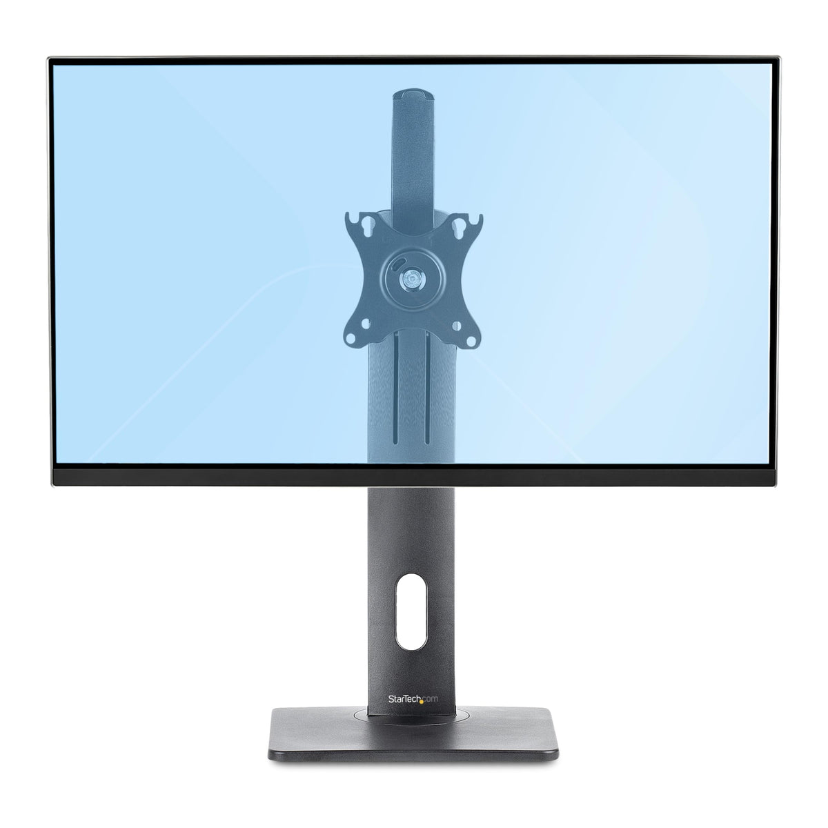 StarTech.com Free Standing Single Monitor Mount - Height Adjustable Monitor Stand - for VESA Mount Displays up to 32' (15lb/7kg) - Ergonomic Monitor Stand for Desk - Tilt/Swivel/Rotate (FPPNEUSTND)