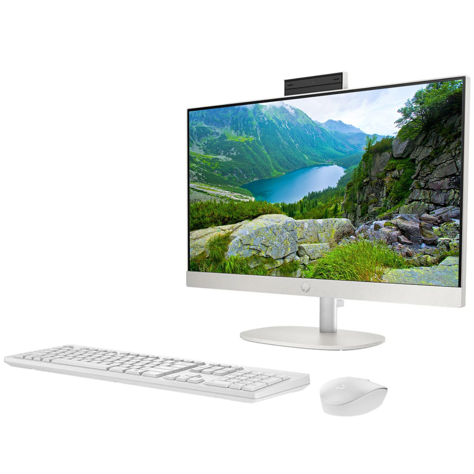Hp 27 All-In-One Desktop Computer, Fhd Ips Display, 12-Core Intel Core Ultra 7-155U Processor, 64Gb Ddr5, 4Tb Ssd, Wi-Fi 6, Hdmi