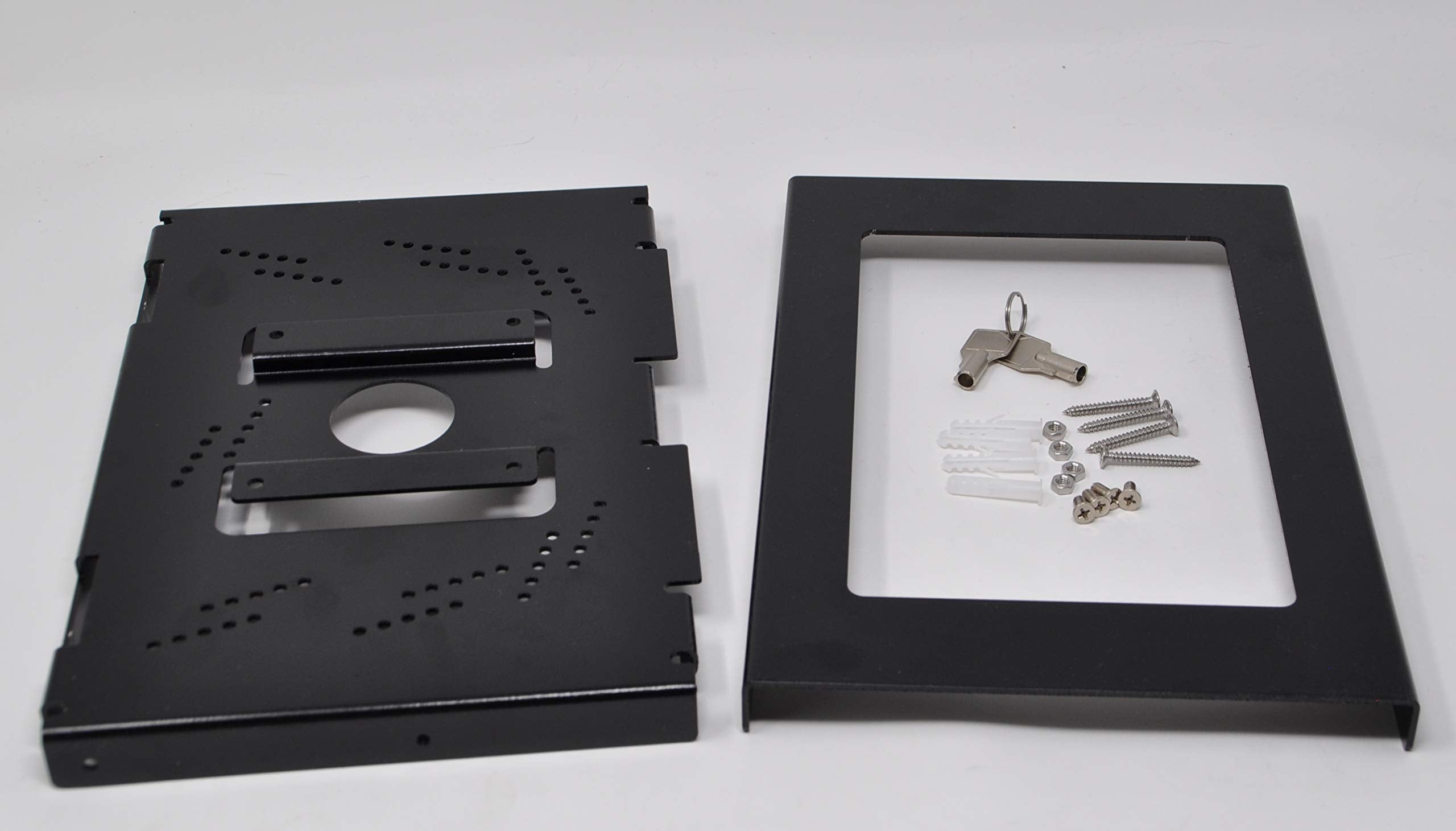 Tabcare Locking Security Metal Case For Ipad Mini Used As Kiosk, Pos, Store, Show Display (Black, Ipad Mini 1/2/3)