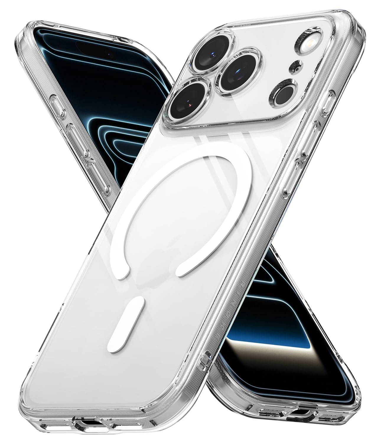 Ringke Fusion for iPhone 17 Pro Case [Compatible with MagSafe] UV Coating for Scratch & Discoloration Resistant, Shockproof Air 