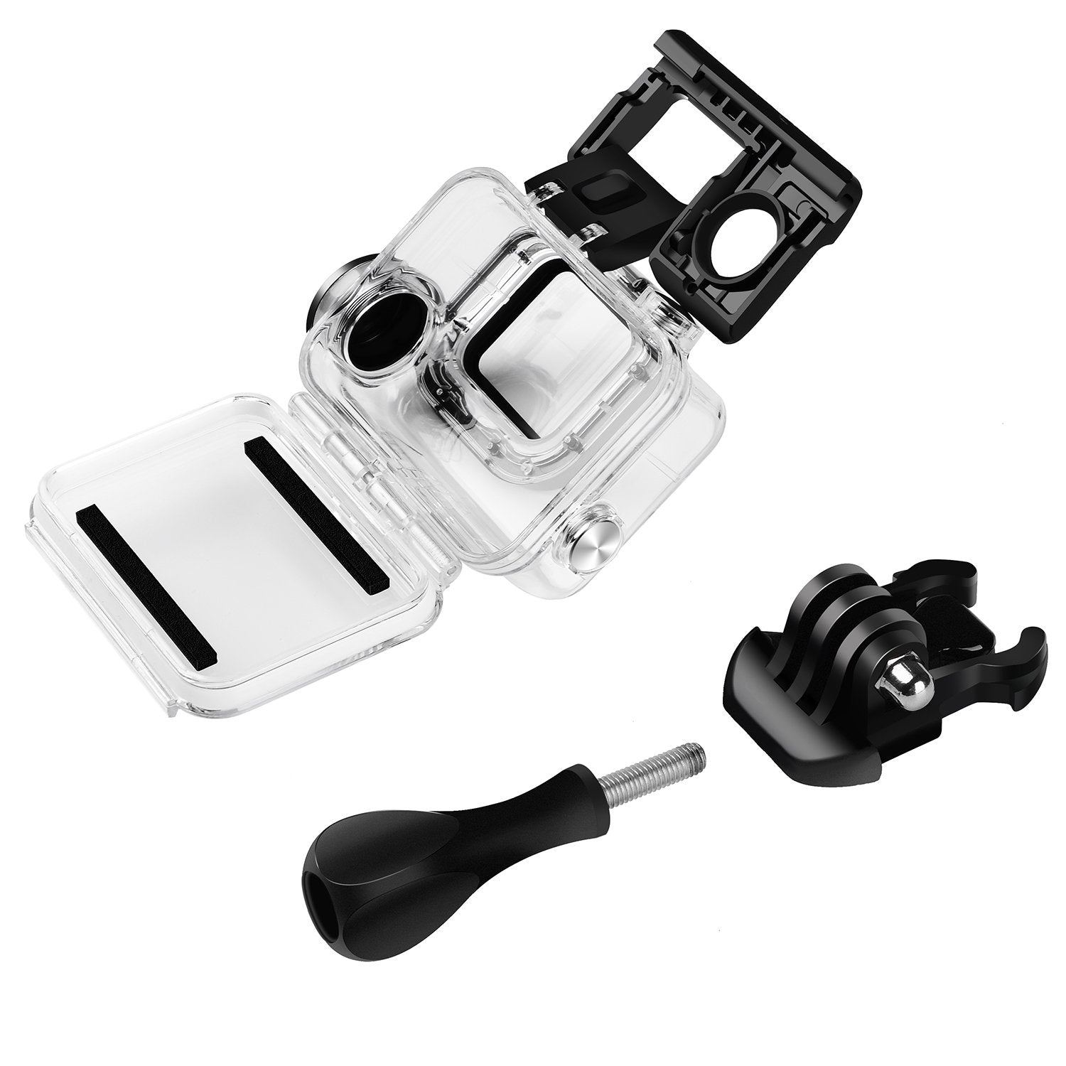 Suptig Replacement Waterproof Case Protective Housing Compatible For Gopro Hero 7 Black Hero 5 Gopro Hero 6 For Underwater Charg