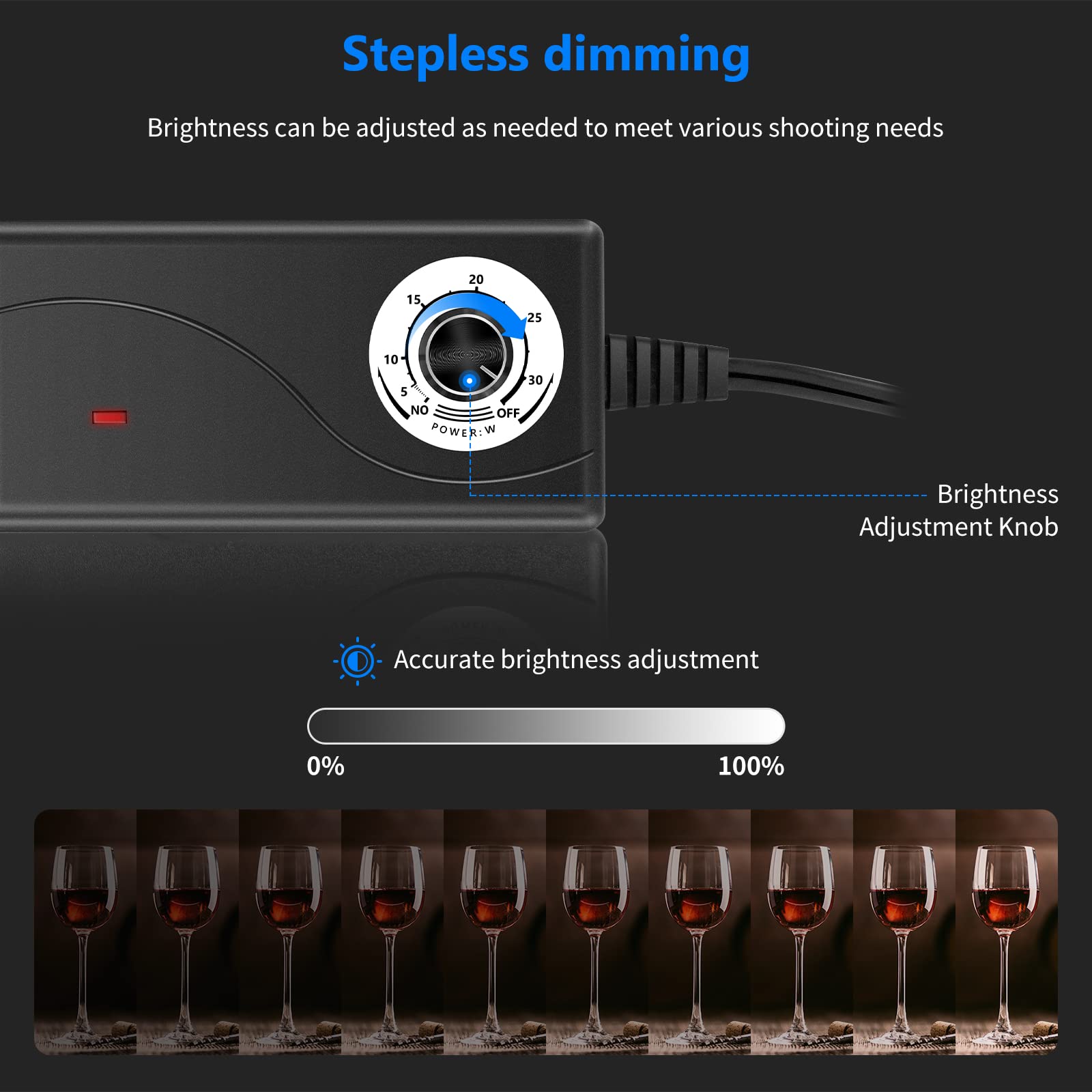 Neewer Photo Studio Light Box, 16'' X 16'' Shooting Light Tent With Adjustable Brightness, Foldable And Portable Tabletop Photog