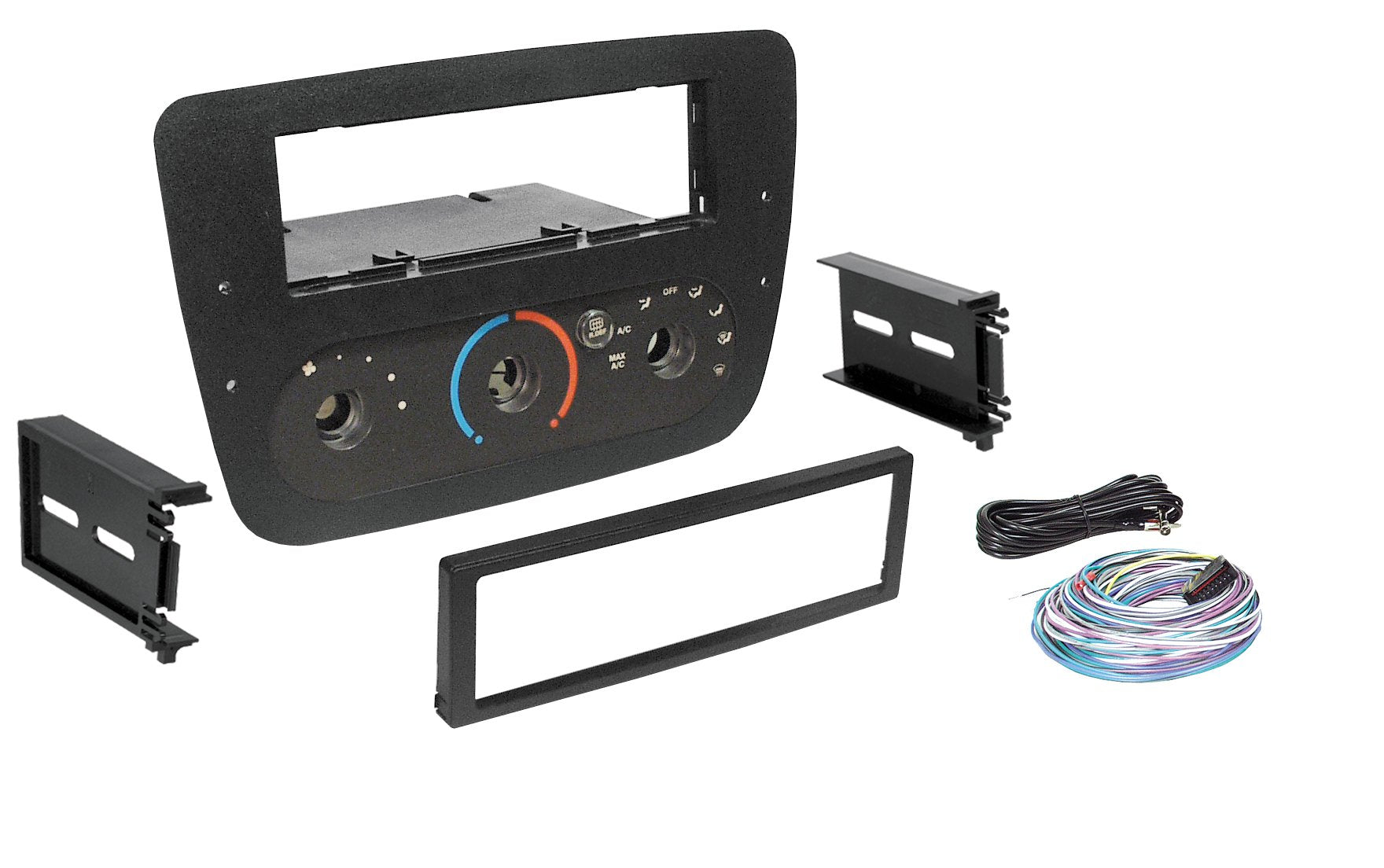 Single Din Dash Kit Or Iso For Taurus/Mercury Sable (2000 2007), All Trim Level Single Din Dash Kit, Retains Factory Climate Con