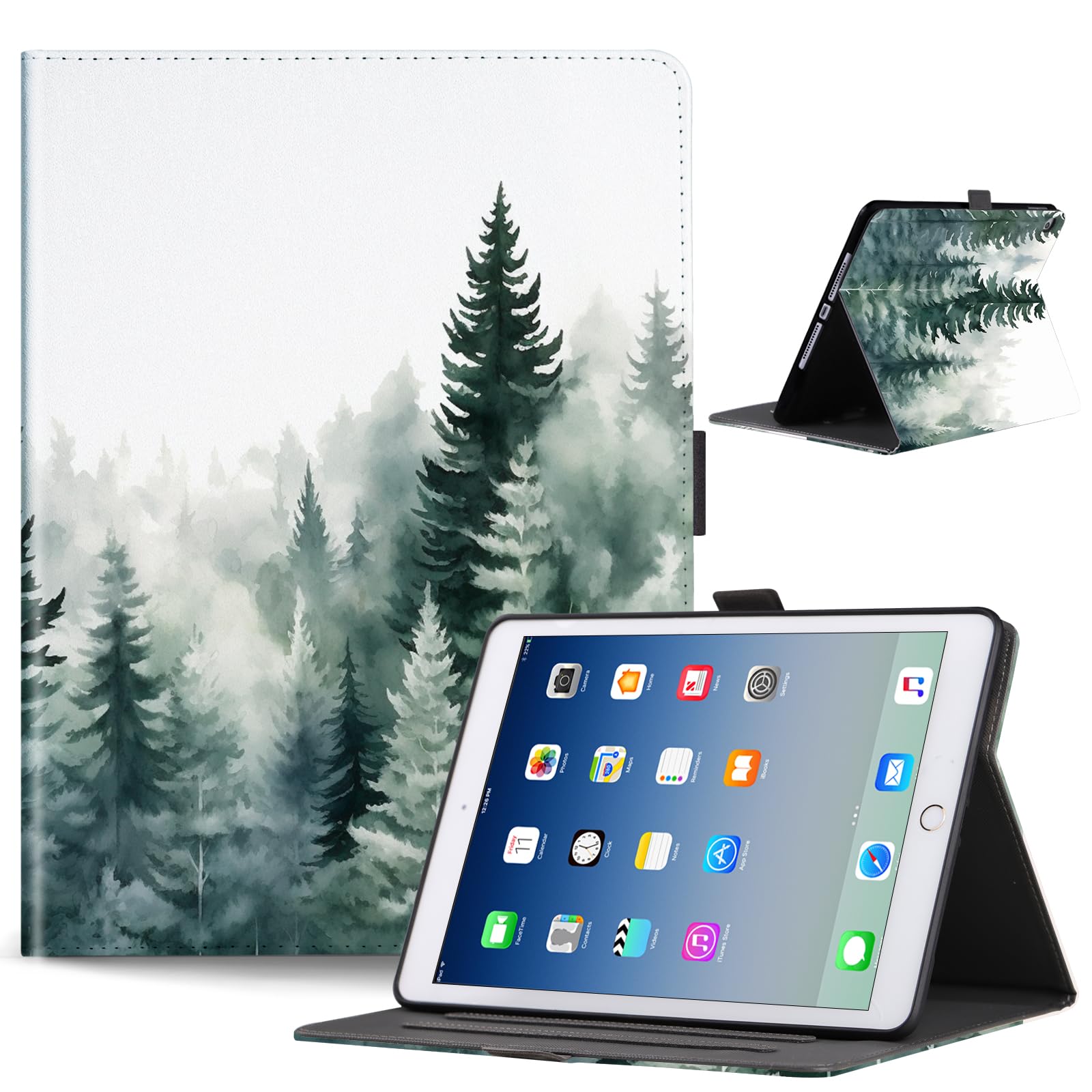 Anpredo Case For Ipad 5Th/6Th Generation 9.7 Inch 2018/2017 With Auto Wake/Sleep, Magnetic Clasp, Premium Pu And Soft Tpu Cover