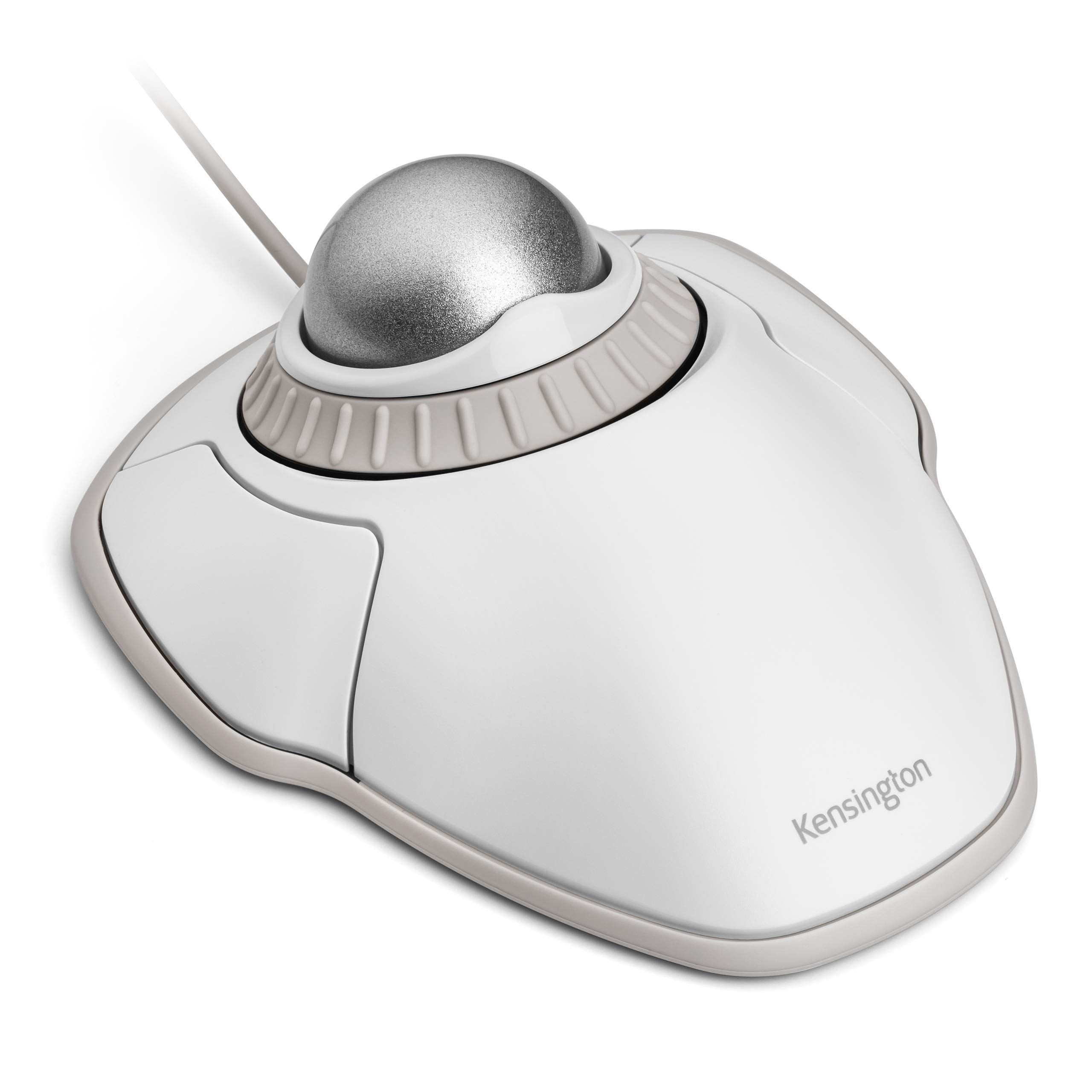 Orbit  Trackball With Scroll Ring   White