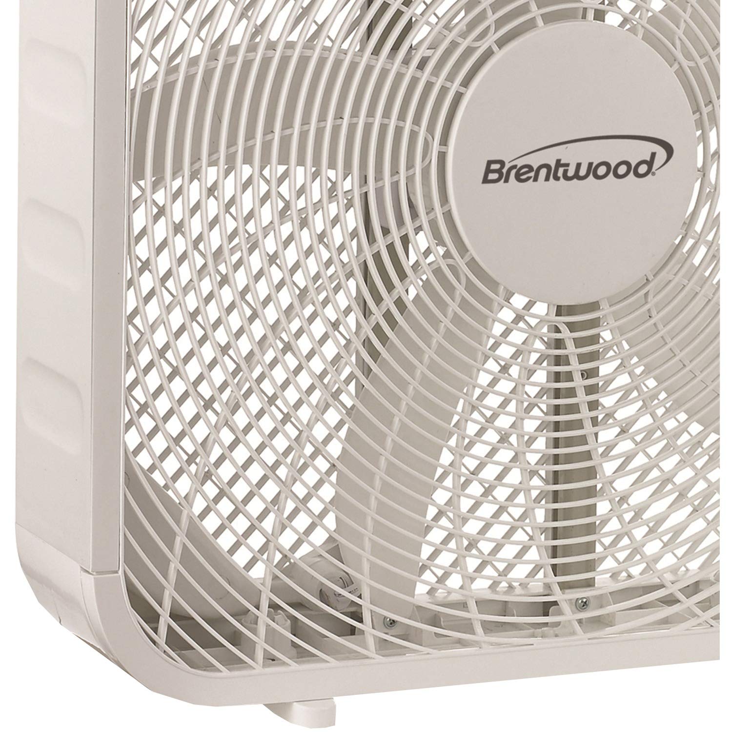Brentwood Kool Zone Box Fan, 3 Speed 20 Inch, White