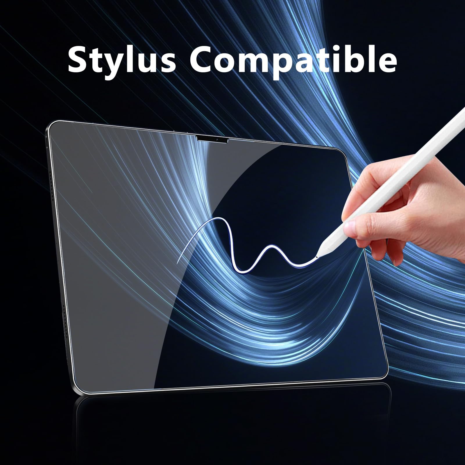 Avakot 2 Pack Screen Protector For Ipad Pro 11 Inch 2024 5Th Generation With 2 Pack Camera Lens Protector, Hd Clear Tempered Gla