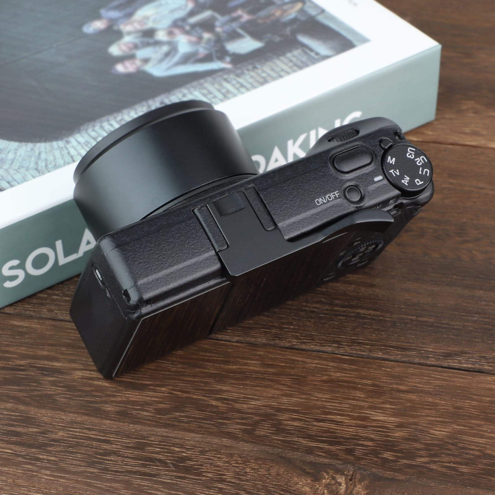 Haoge Thb Gr3B Metal Hot Shoe Thumb Up Rest Hand Grip For Ricoh Gr Iii X Griii Gr3 Gr3X Camera Black