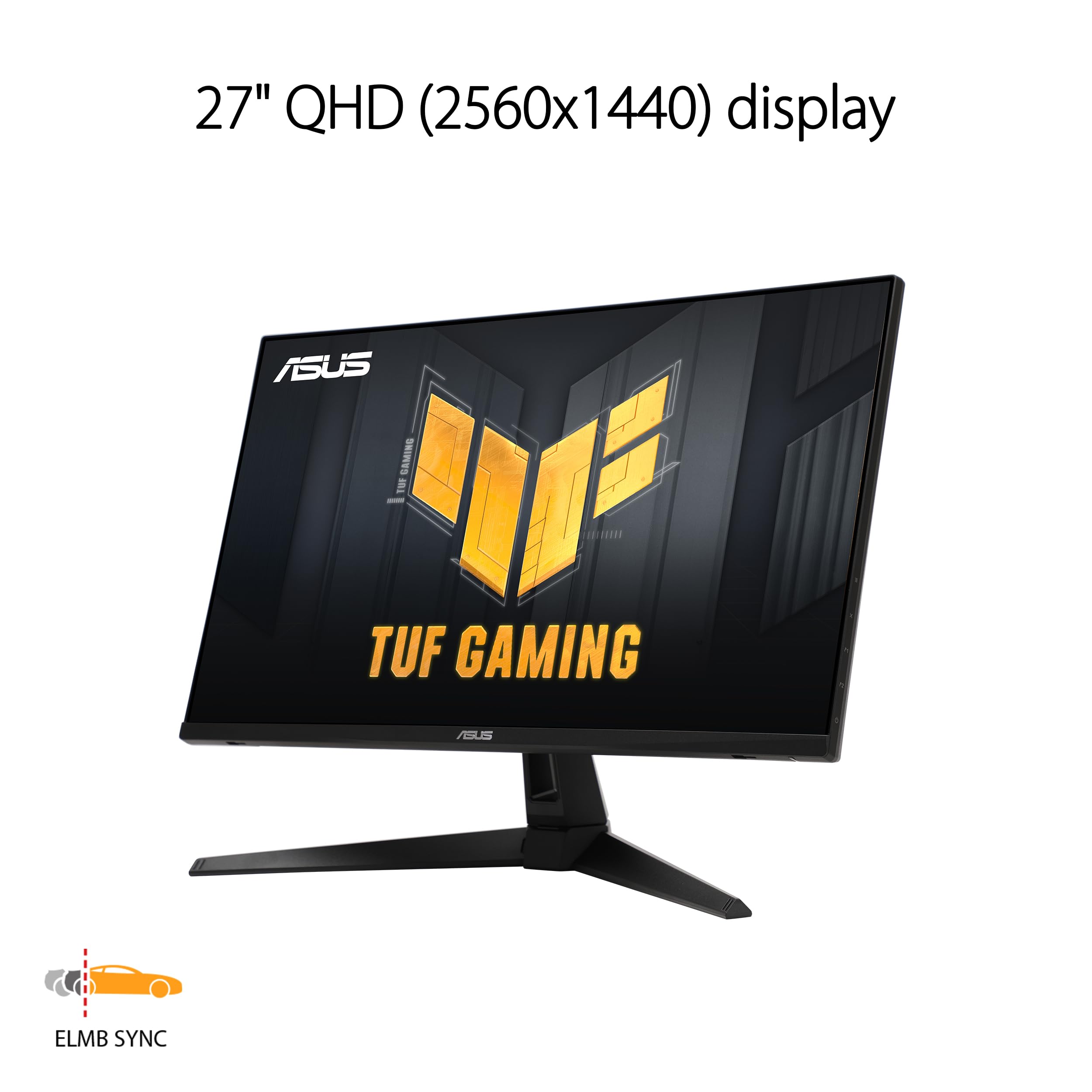 Asus Tuf Gaming 27    1440P Hdr Monitor (Vg27Aq3A) - Qhd (2560 X 1440), 180Hz, 1Ms, Fast Ips, 130% Srgb, Extreme Low Motion Blur