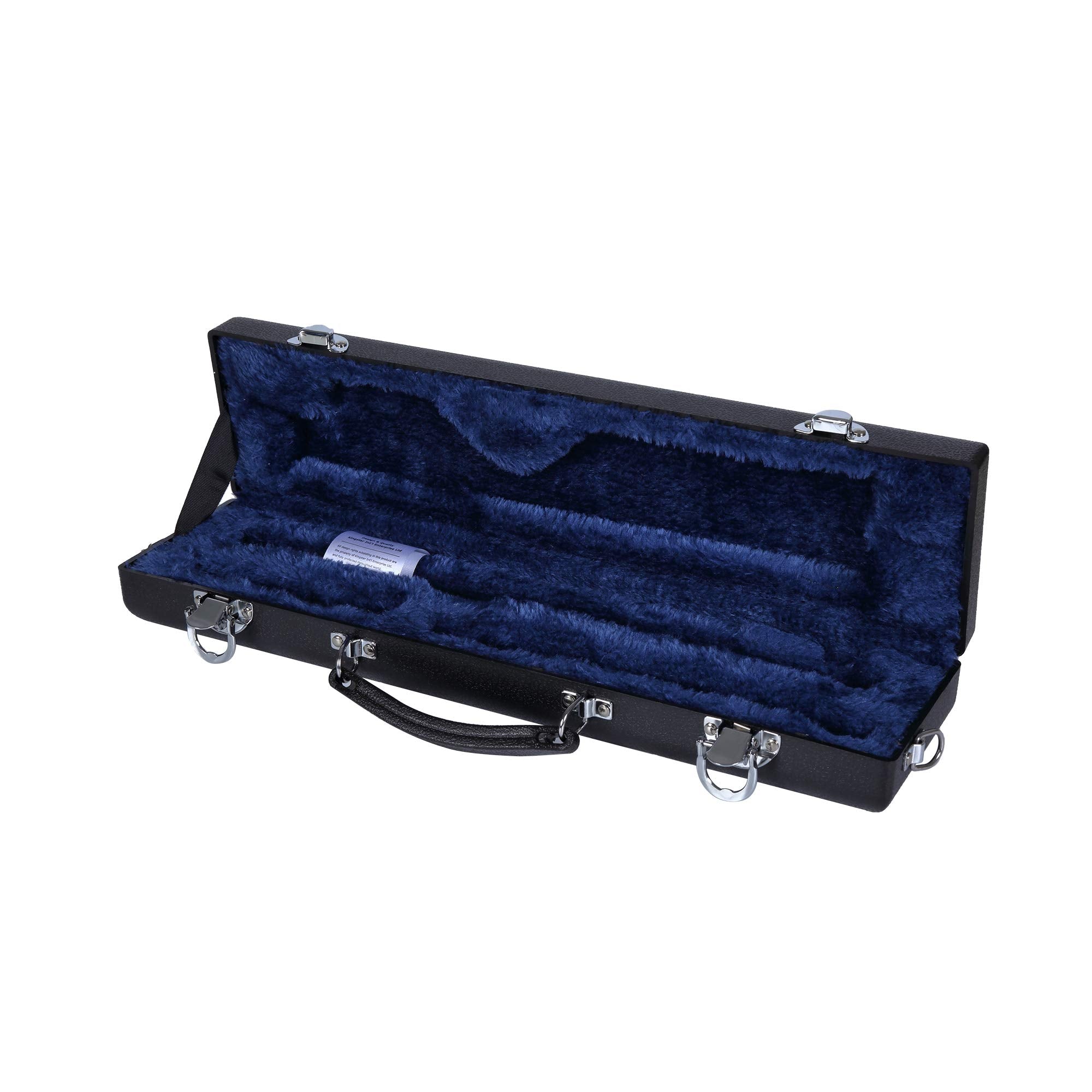 Crossrock Abs Hard Shell Case For Standard C Foot Flute With Single Shoulder Strap Black(Cra862Flbk)