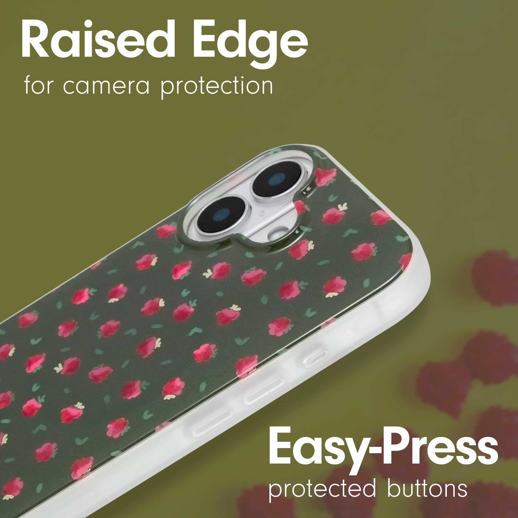 Sonix Case For Iphone 16 | Compatible With Magsafe | 10Ft Drop Tested | Raspberry Delight