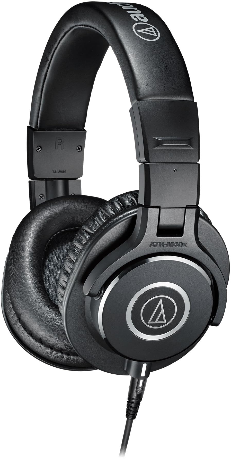 Audio Technica Ath M40X Professional Studio Monitor Headphone, Black, With Cutting Edge Engineering, 90 Degree Swiveling Earcups