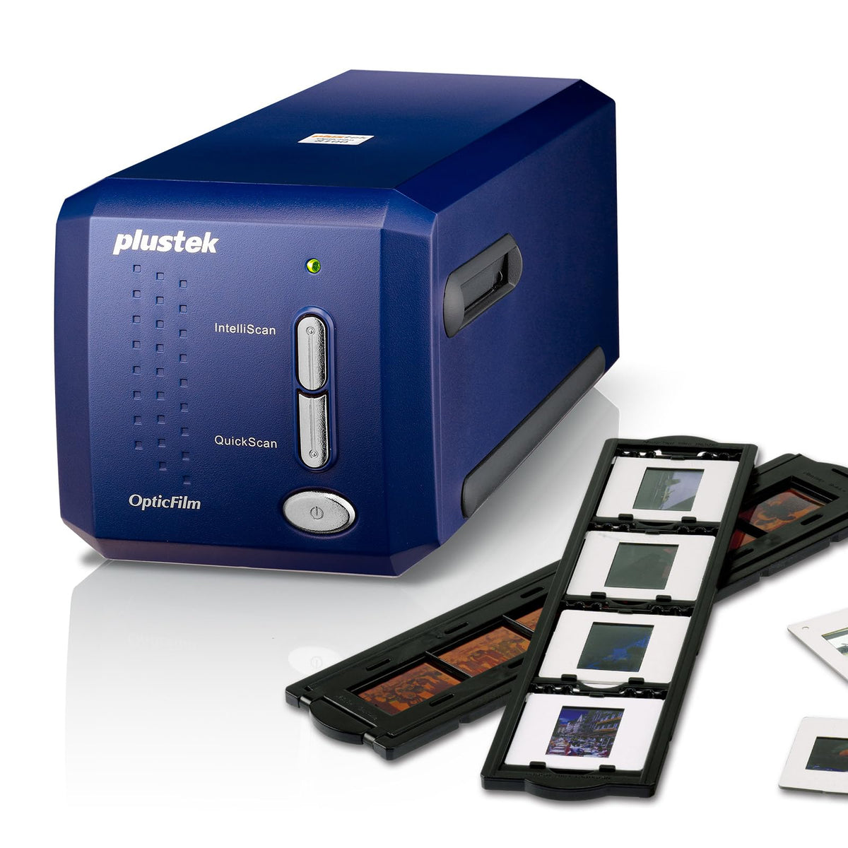 Plustek Opticfilm 8100 35Mm Negative Film/Slide Scanner With 7200 Dpi And 48 Bit Output. Bundle Silverfast Se Plus 9, Support Mac And Windows