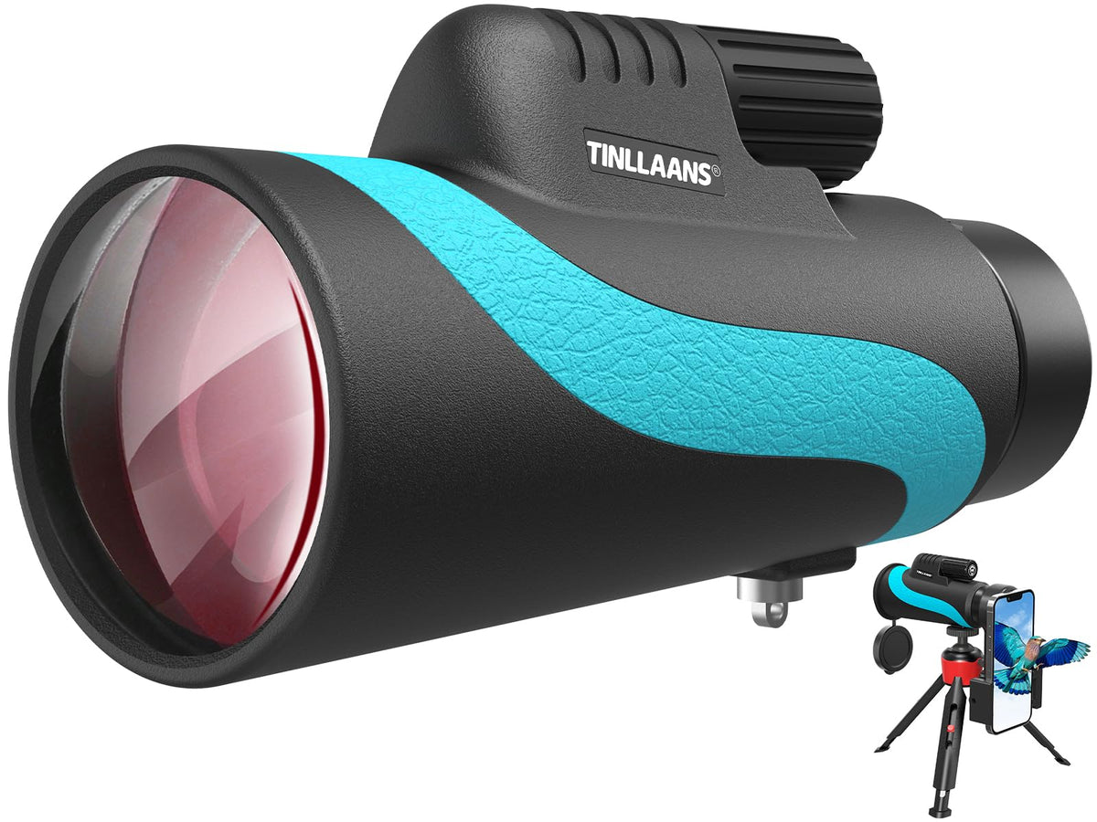 Monocular Telescope, Monoculars Foradults High Powered With Bak-4Prism,Fmc Lens, 8 Wide Angle,16X56Hd Monocular Scope Forstargaz