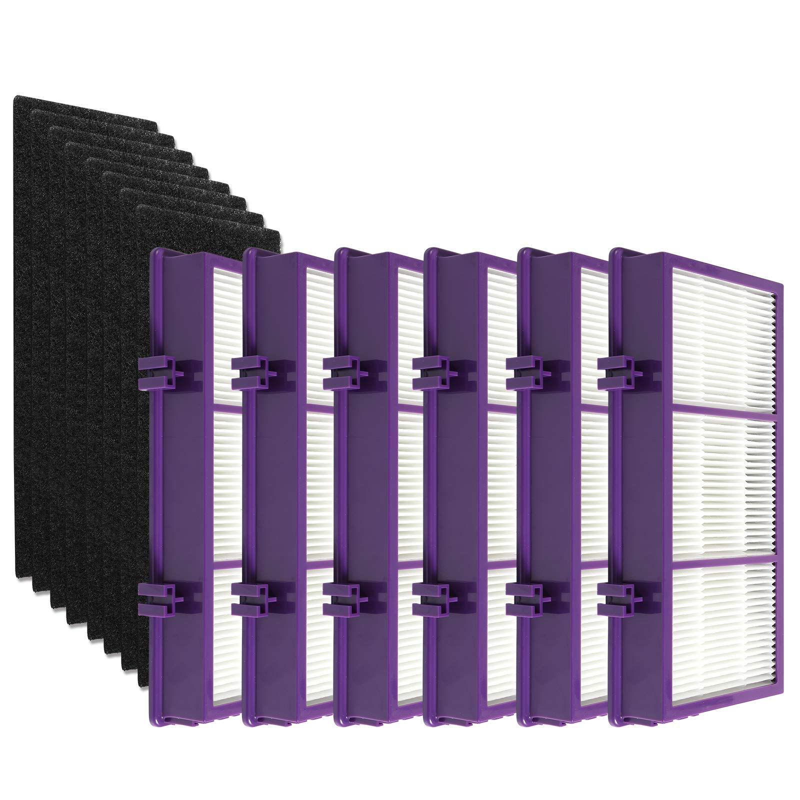 Gazeer True Hepa Replacement Filters For Holmes Aer1 Series Total Air Filter Replacement Filters For Hapf300Ap U4(6 Pcs Hepa Fil